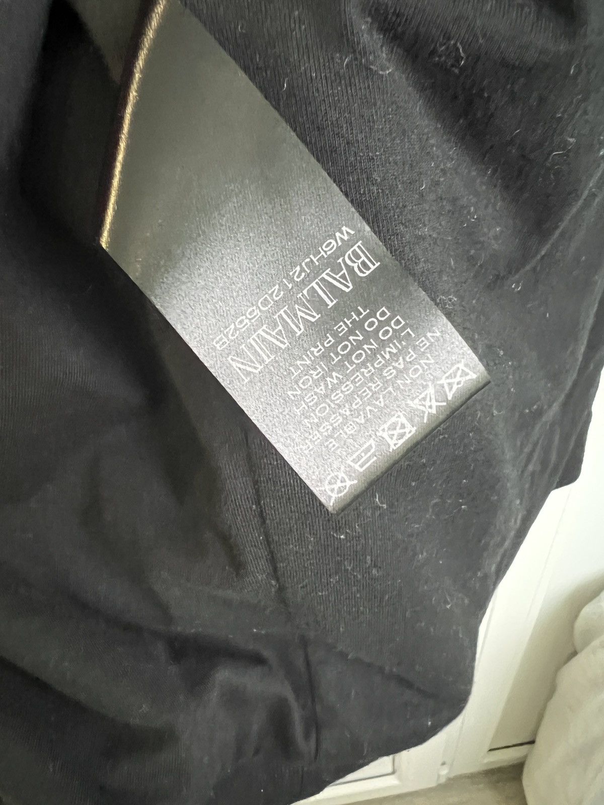 Balmain Balmain tartan embroidered hoodie XL W6HJ212D552B Size US L / EU 52-54 / 3 - 5 Thumbnail