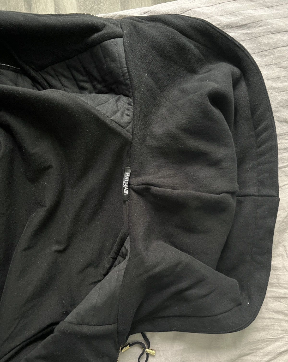 Balmain Balmain tartan embroidered hoodie XL W6HJ212D552B Size US L / EU 52-54 / 3 - 10 Thumbnail