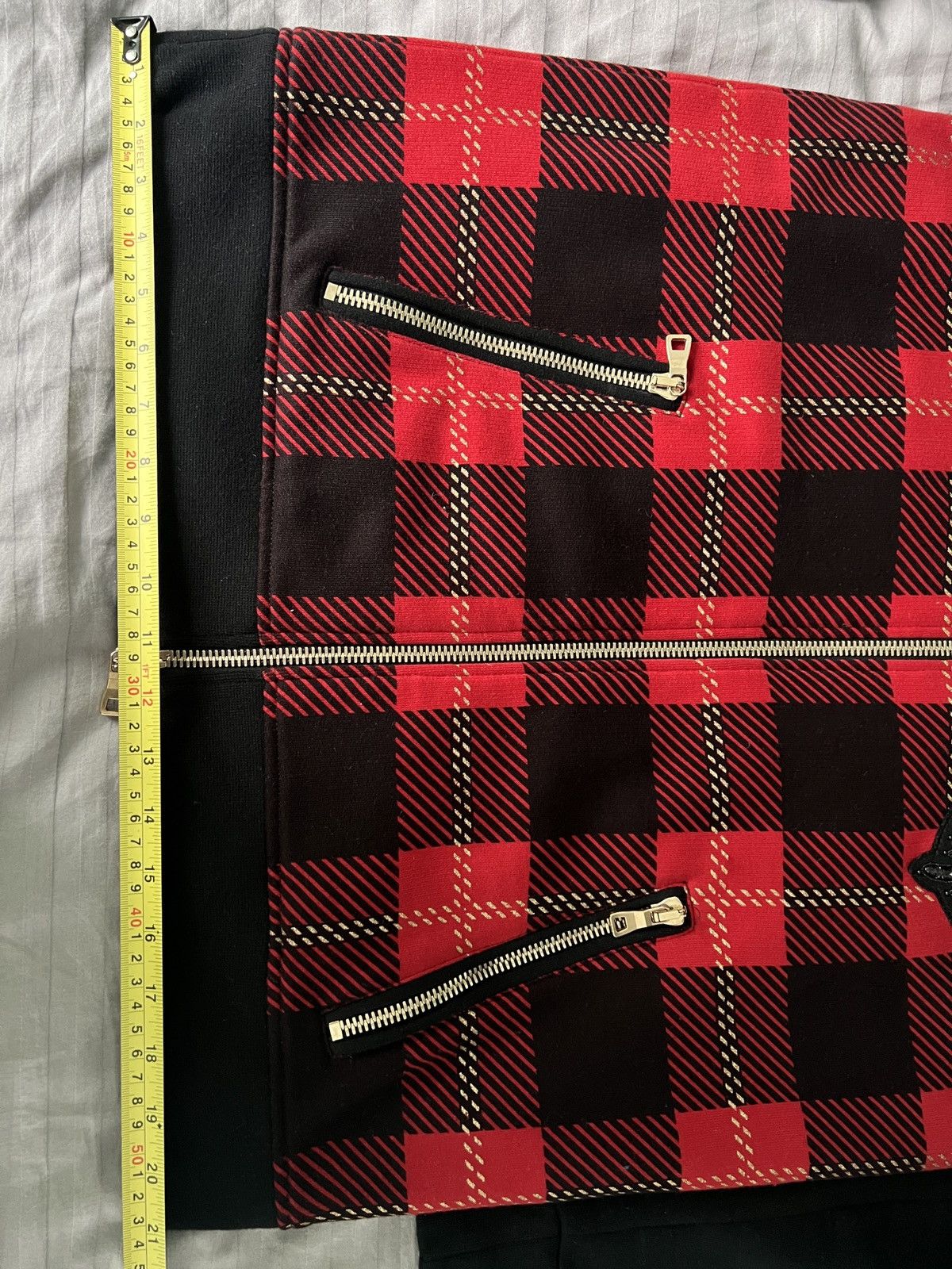 Balmain Balmain tartan embroidered hoodie XL W6HJ212D552B Size US L / EU 52-54 / 3 - 13 Thumbnail