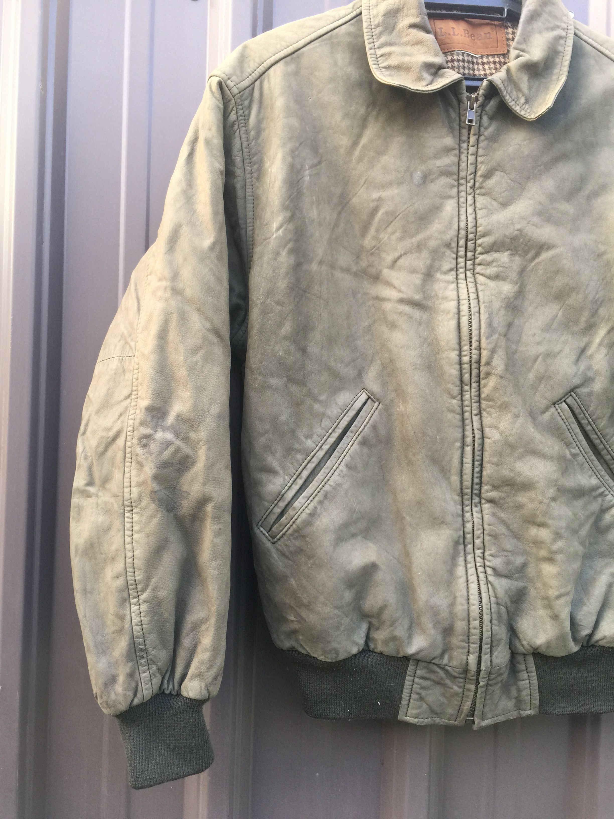 L.L. Bean 🔥Rare🔥Vintage LL Bean Leather Jacket Size US M / EU 48-50 / 2 - 2 Thumbnail