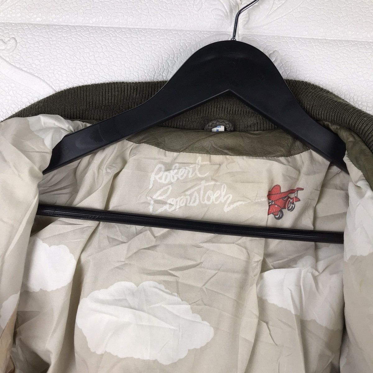 Japanese Brand × Vintage Vintage Japanese Robert Cotontoch Leather Khaki Green Jacket Size US M / EU 48-50 / 2 - 17 Thumbnail