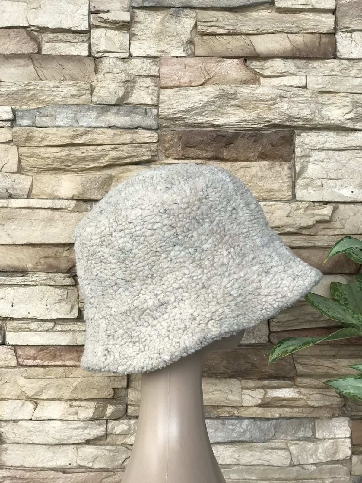 Japanese Brand Unknown Sherpa Style Bucket Hat Size ONE SIZE - 3 Thumbnail