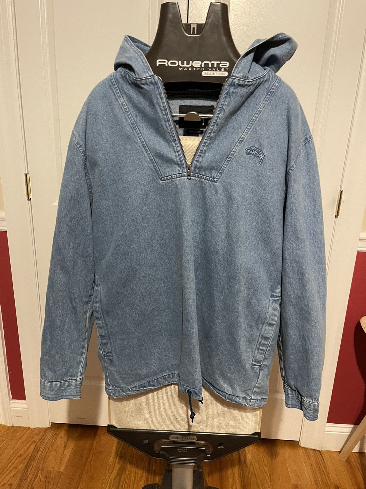 Stussy Denim Pullover Zip