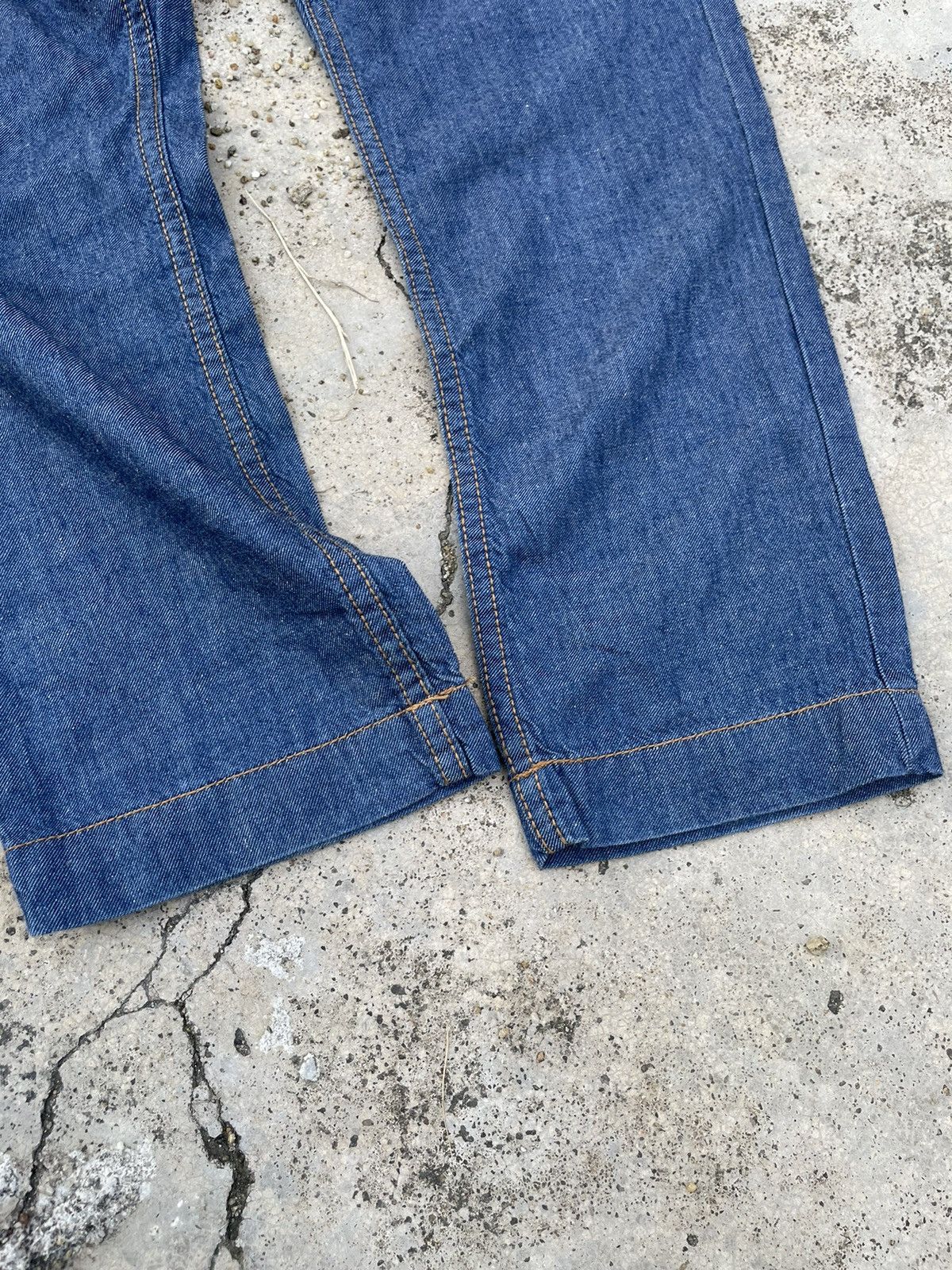 Issey Miyake VTG Ne-net Issey Miyake Drop Crotch Jeans Baggy Pants Denim Size 30" / US 8 / IT 44 - 7 Thumbnail