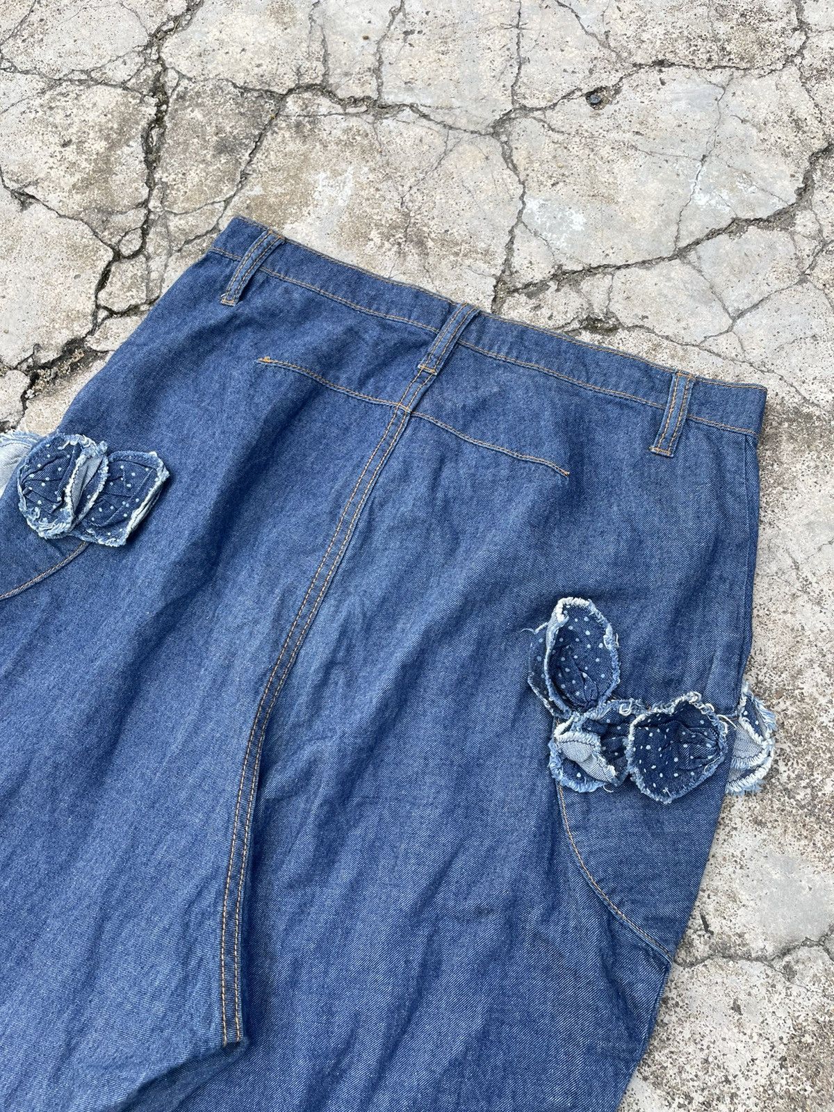 Issey Miyake VTG Ne-net Issey Miyake Drop Crotch Jeans Baggy Pants Denim Size 30" / US 8 / IT 44 - 8 Thumbnail