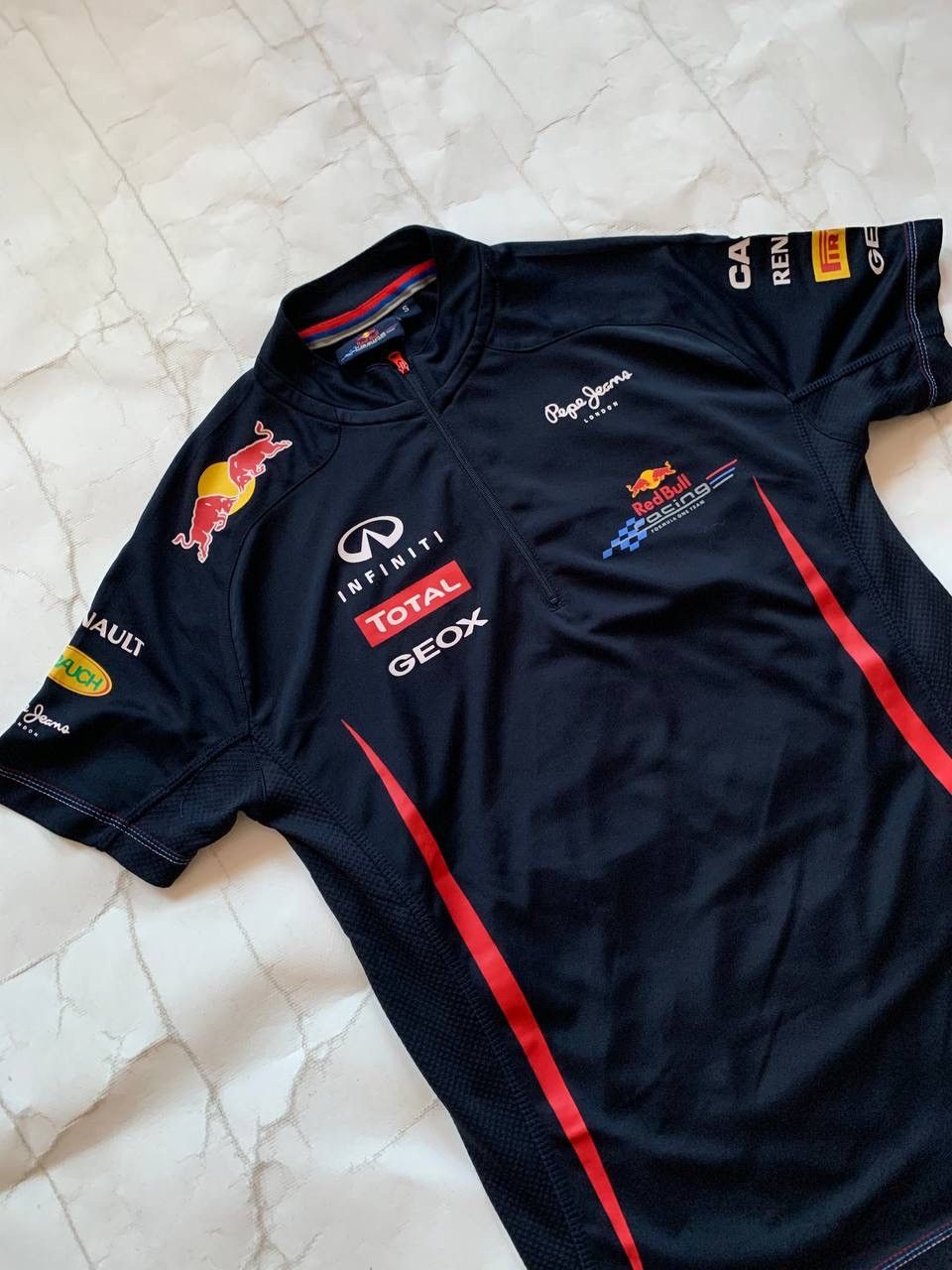 Red Bull × Vintage Vintage RED BULL INFINITY PEPE JEANS cycling tee Size US S / EU 44-46 / 1 - 3 Thumbnail