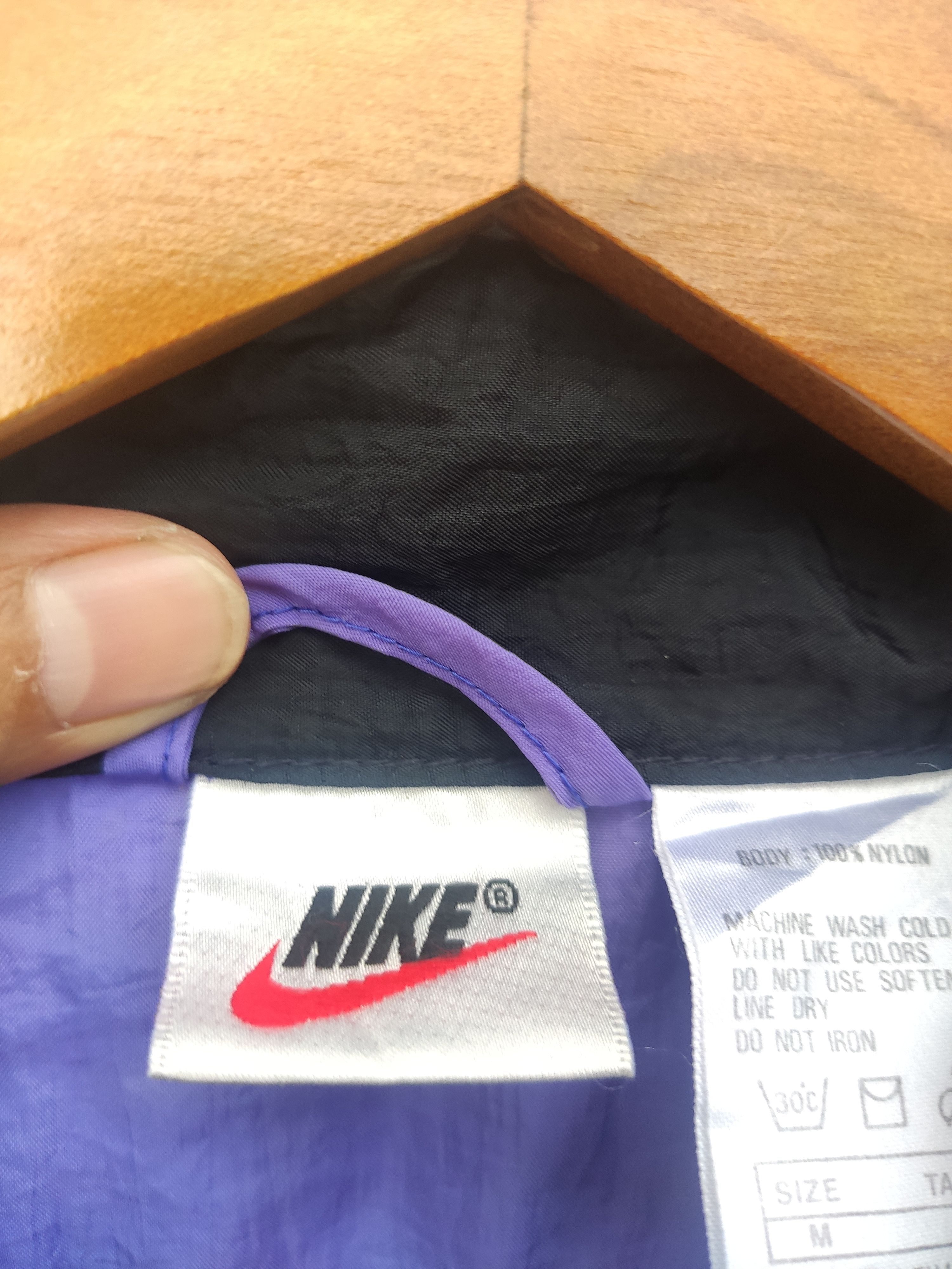 Nike 🔥 Vintage 90s Vintage NIKE windbreaker zipper light jacket Size US M / EU 48-50 / 2 - 5 Thumbnail