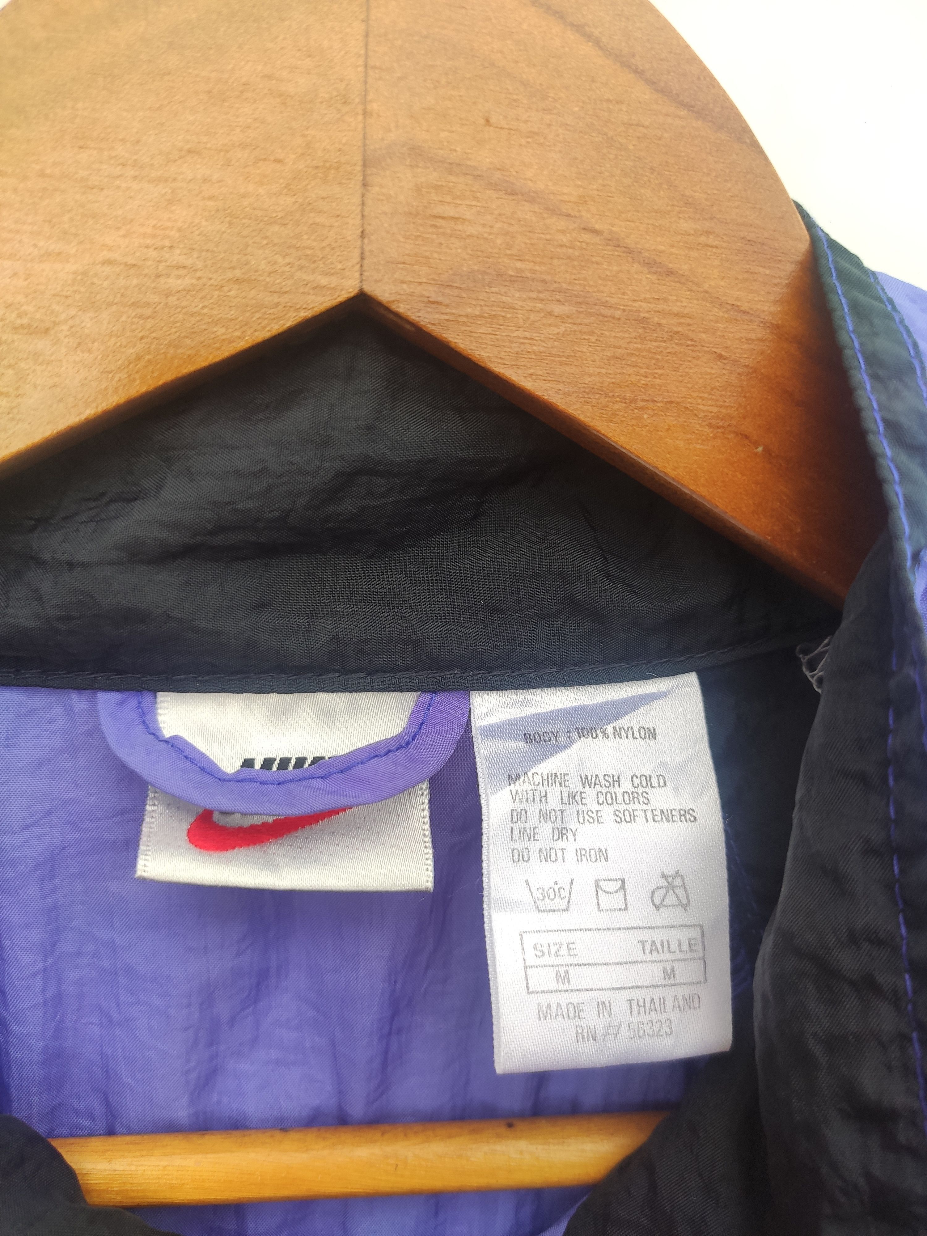 Nike 🔥 Vintage 90s Vintage NIKE windbreaker zipper light jacket Size US M / EU 48-50 / 2 - 6 Thumbnail