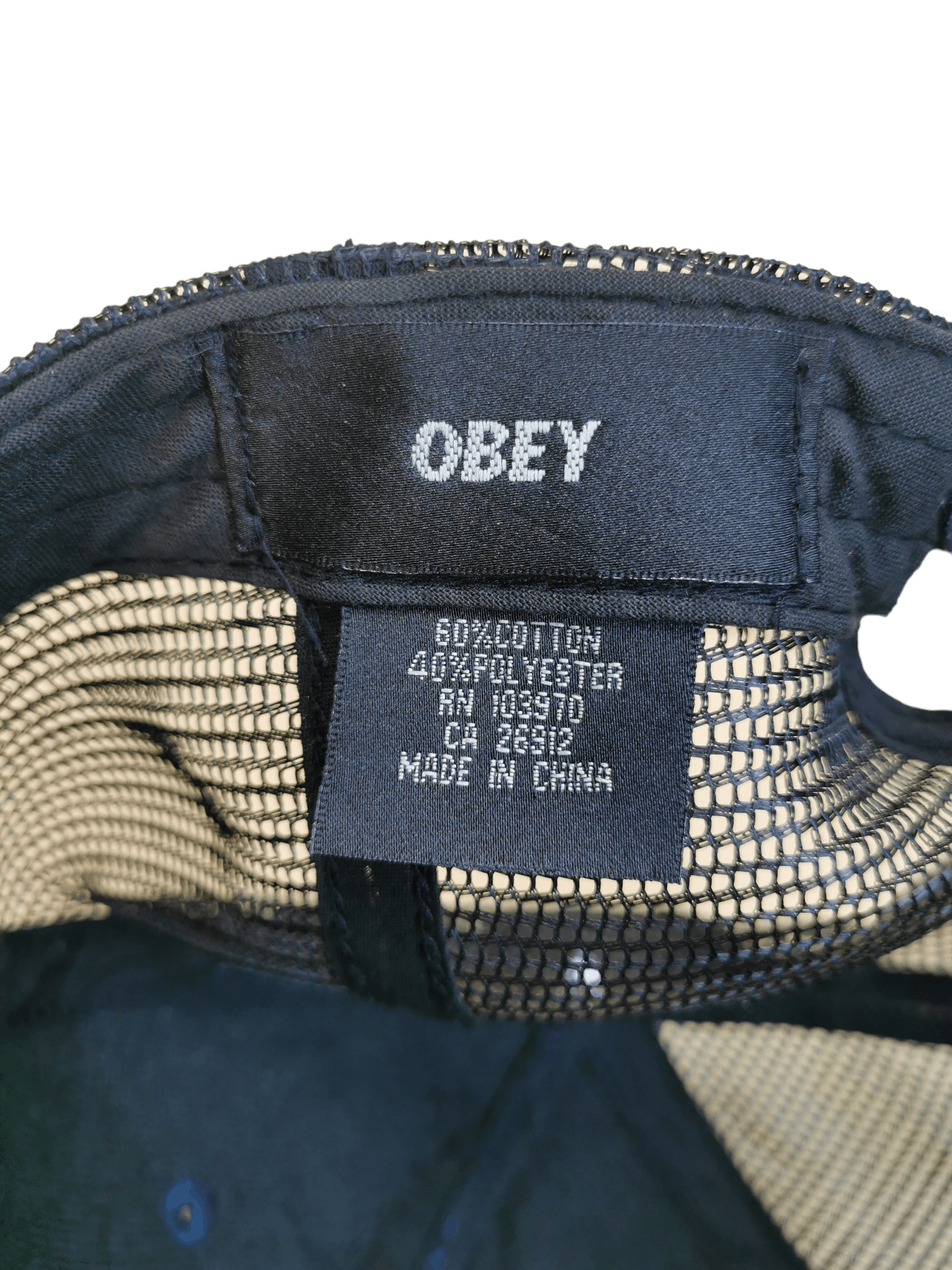 Obey VINTAGE OBEY ORIGINAL TRUCKER HAT CAP Size ONE SIZE - 5 Thumbnail