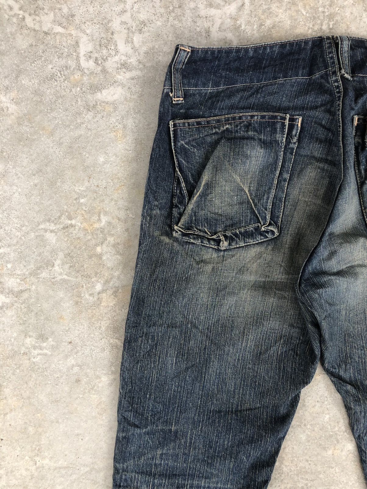 Johnbull Vintage John Bull Distressed Jeans Cargo Pants Size US 31 - 9 Thumbnail