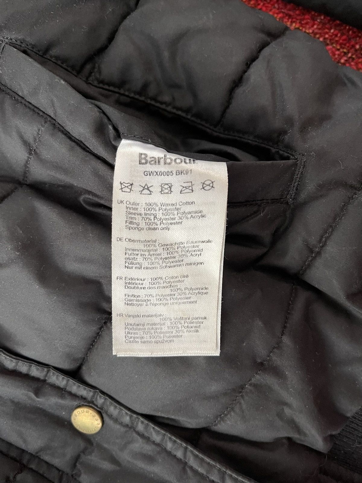 Barbour × Vintage Barbour international vintage waxed jacket with cap Size XXL / US 16-18 / IT 52-54 - 7 Thumbnail