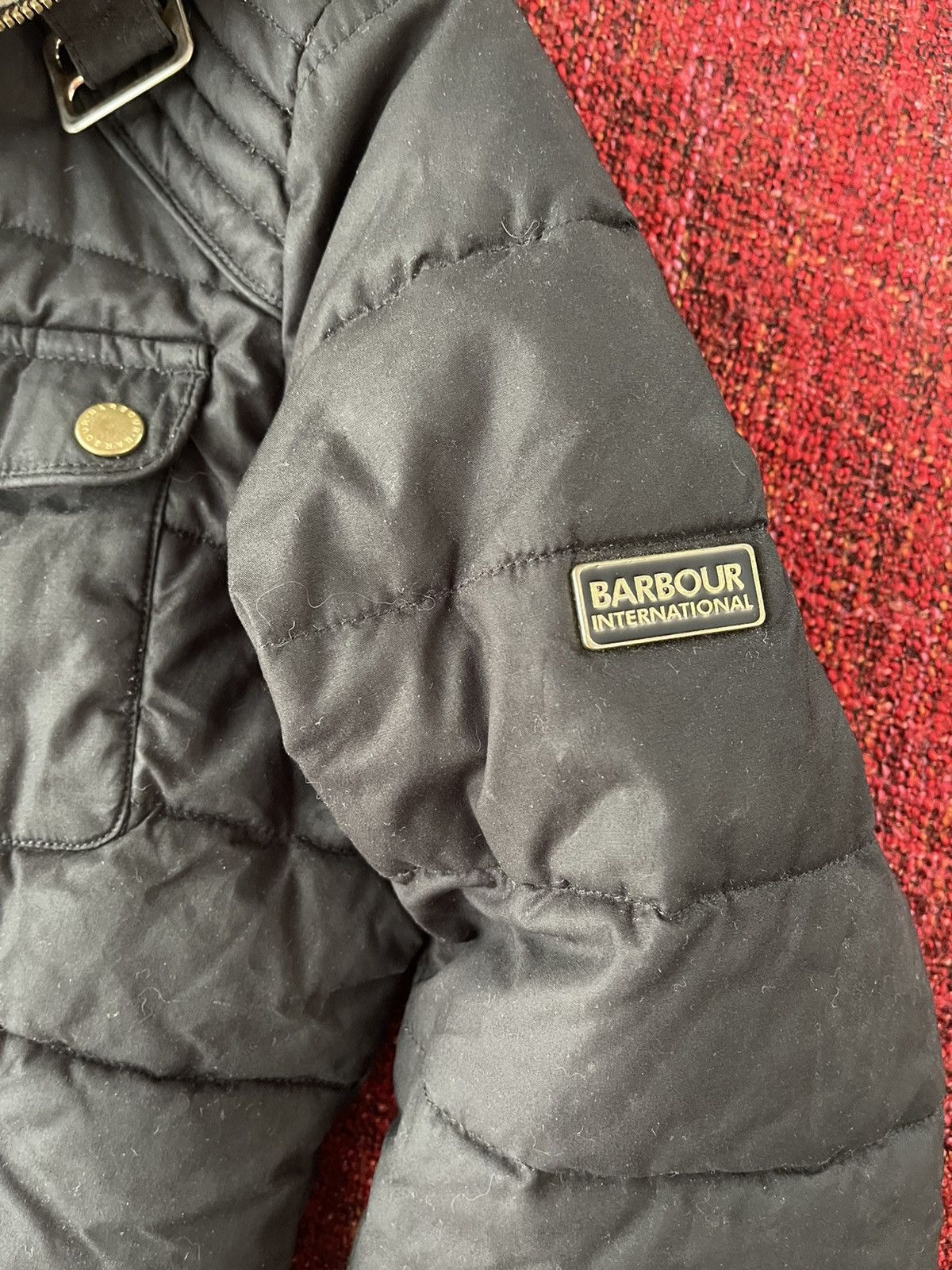 Barbour × Vintage Barbour international vintage waxed jacket with cap Size XXL / US 16-18 / IT 52-54 - 3 Thumbnail