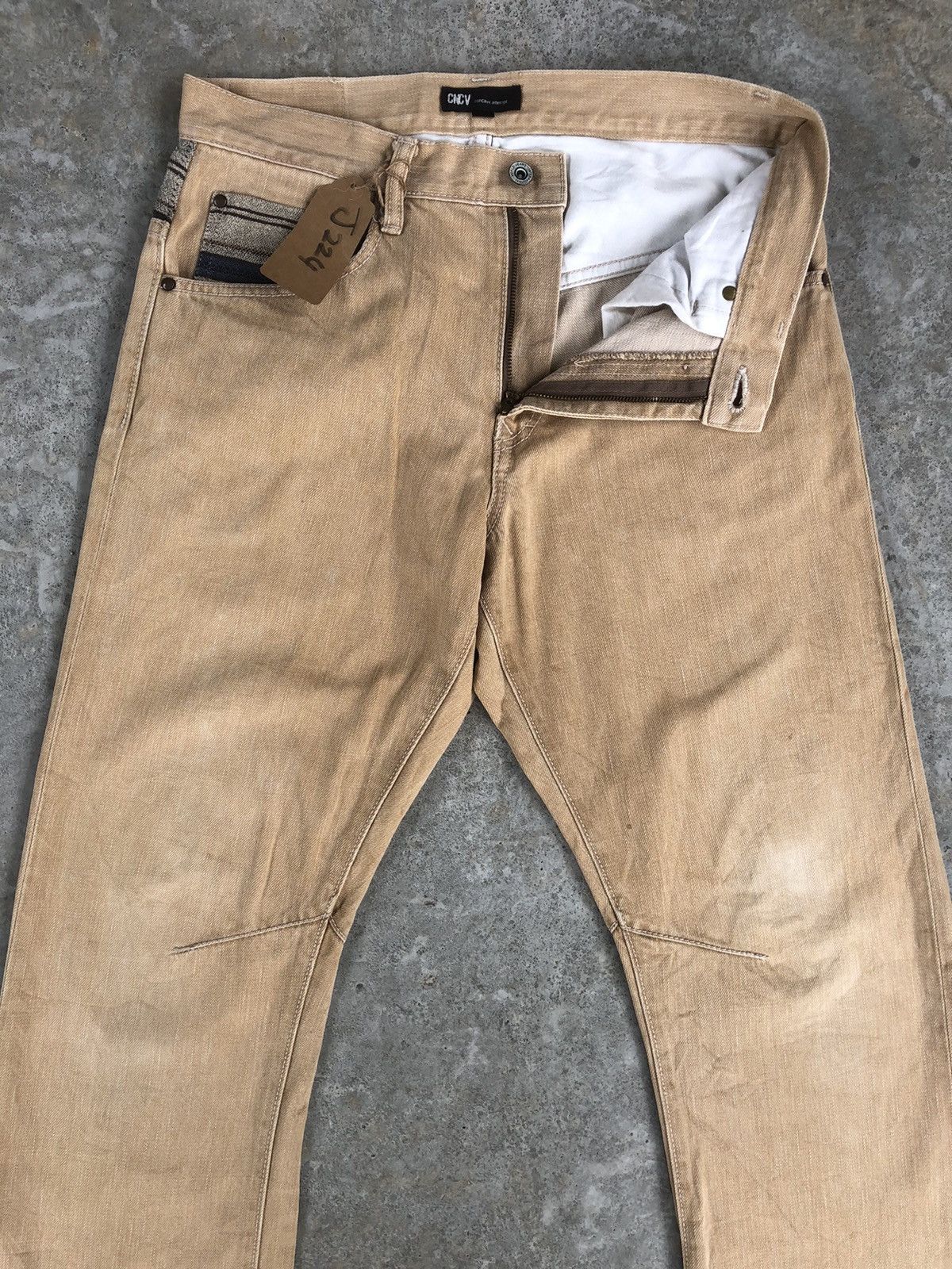 Japanese Brand Japanese Concave attempt Single Pocket Distressed Blanket Size US 31 - 3 Thumbnail