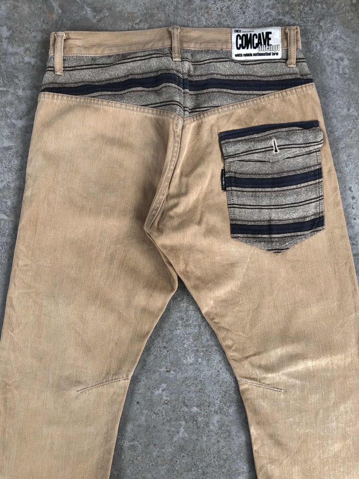 Japanese Brand Japanese Concave attempt Single Pocket Distressed Blanket Size US 31 - 8 Thumbnail