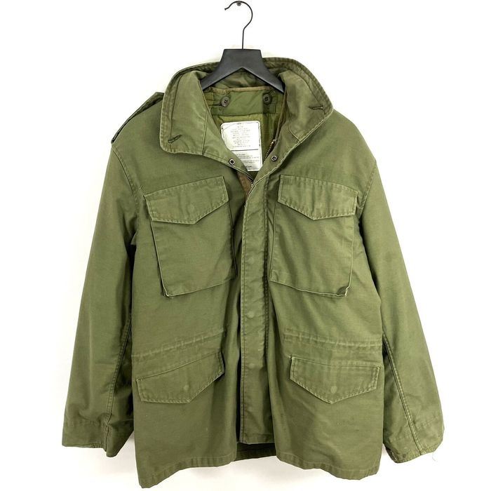 Military Cold Weather Field Coat Med-L OG-107 Army M65 Jacket w Liner ...