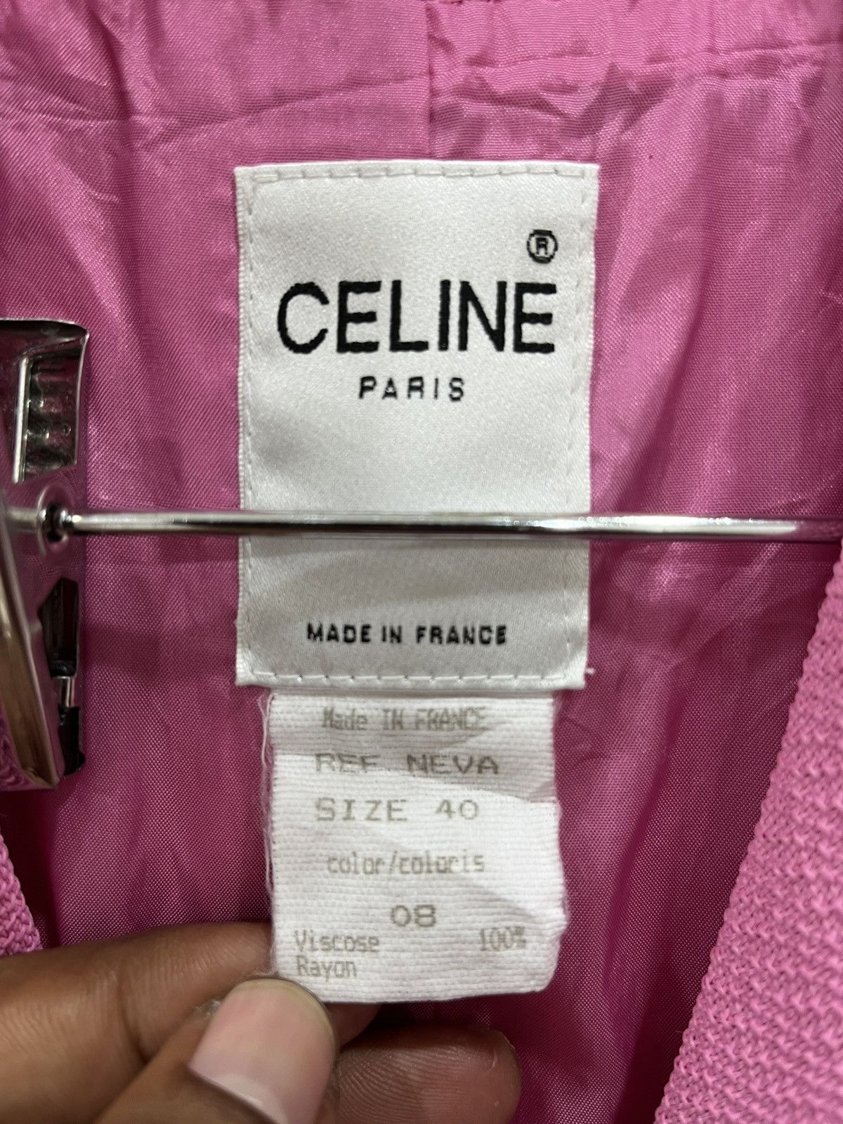 Celine B51.🔥🔥🔥LUXURY VINTAGE CELINE JACKET Size M / US 6-8 / IT 42-44 - 5 Thumbnail