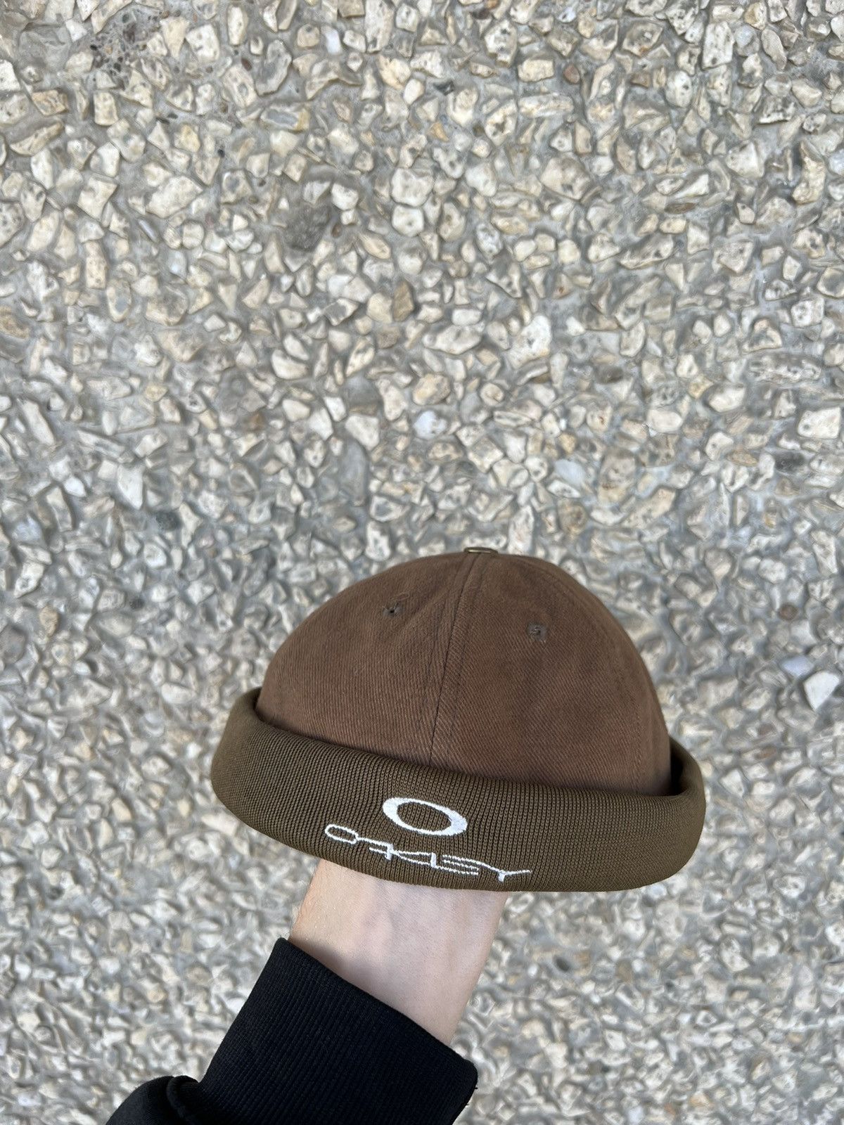 Oakley × Vintage Oakley Vintage Docker Hat Brown Short Beanie One Size Size ONE SIZE - 1 Thumbnail