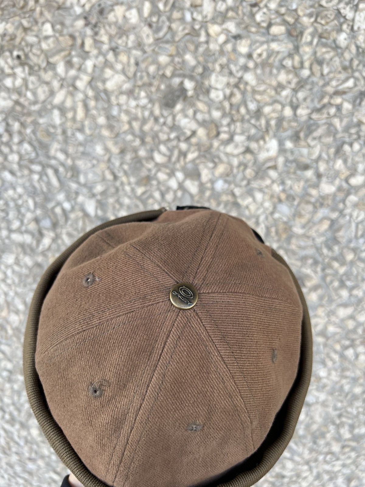 Oakley × Vintage Oakley Vintage Docker Hat Brown Short Beanie One Size Size ONE SIZE - 3 Thumbnail