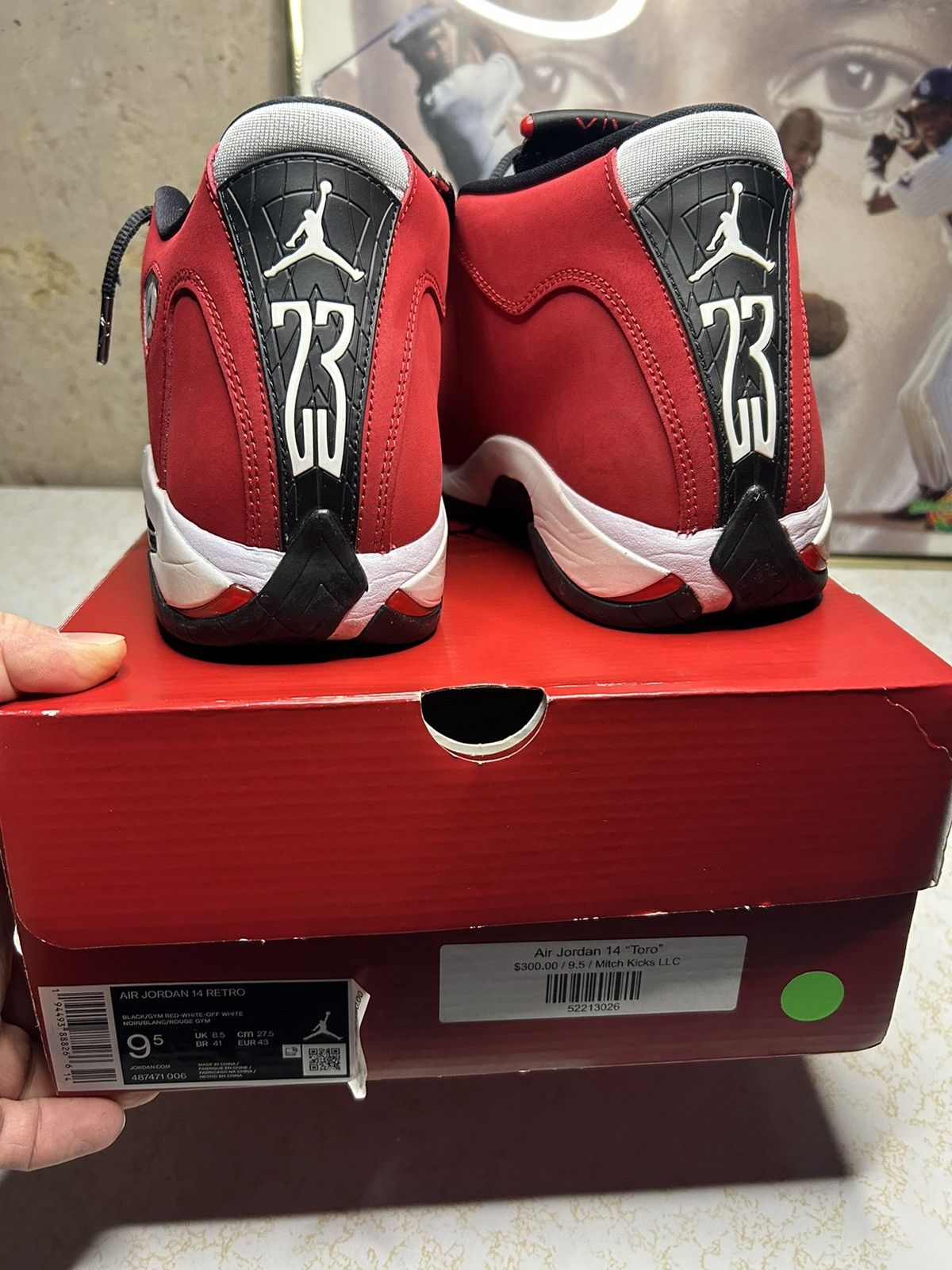 Jordan Retro 14 “Toro”