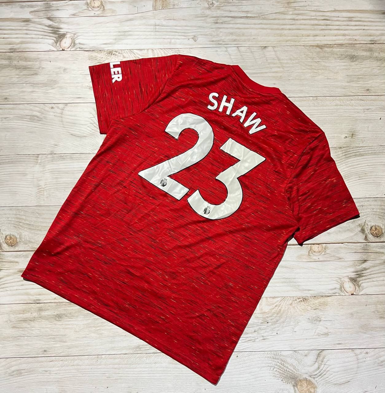 Adidas Adidas Manchester United 2020 2021 Shaw #23 Home Jersey Size US XL / EU 56 / 4 - 1 Thumbnail