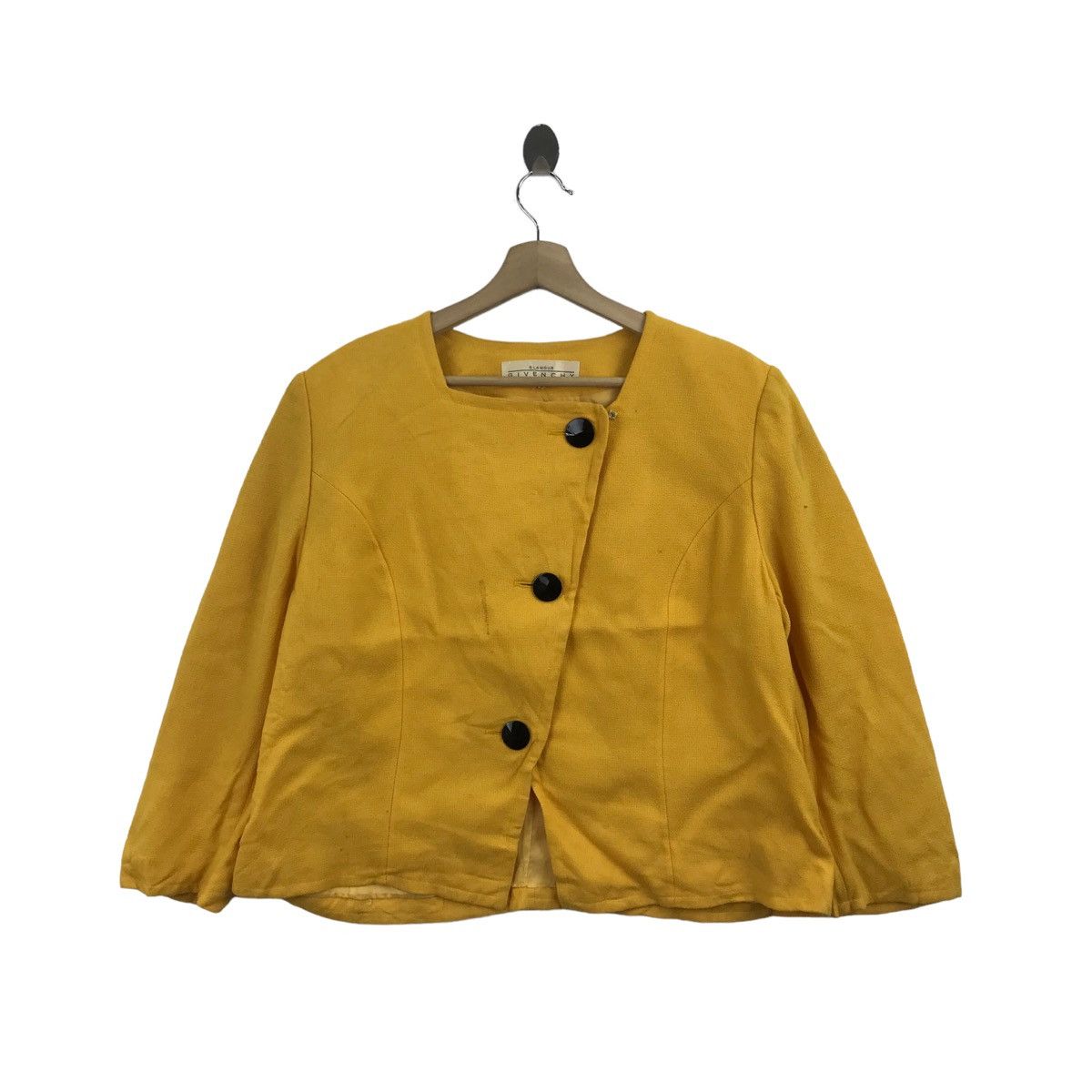 Vintage Glamour GIVENCHY Jacket Nice Design Yellow Colour