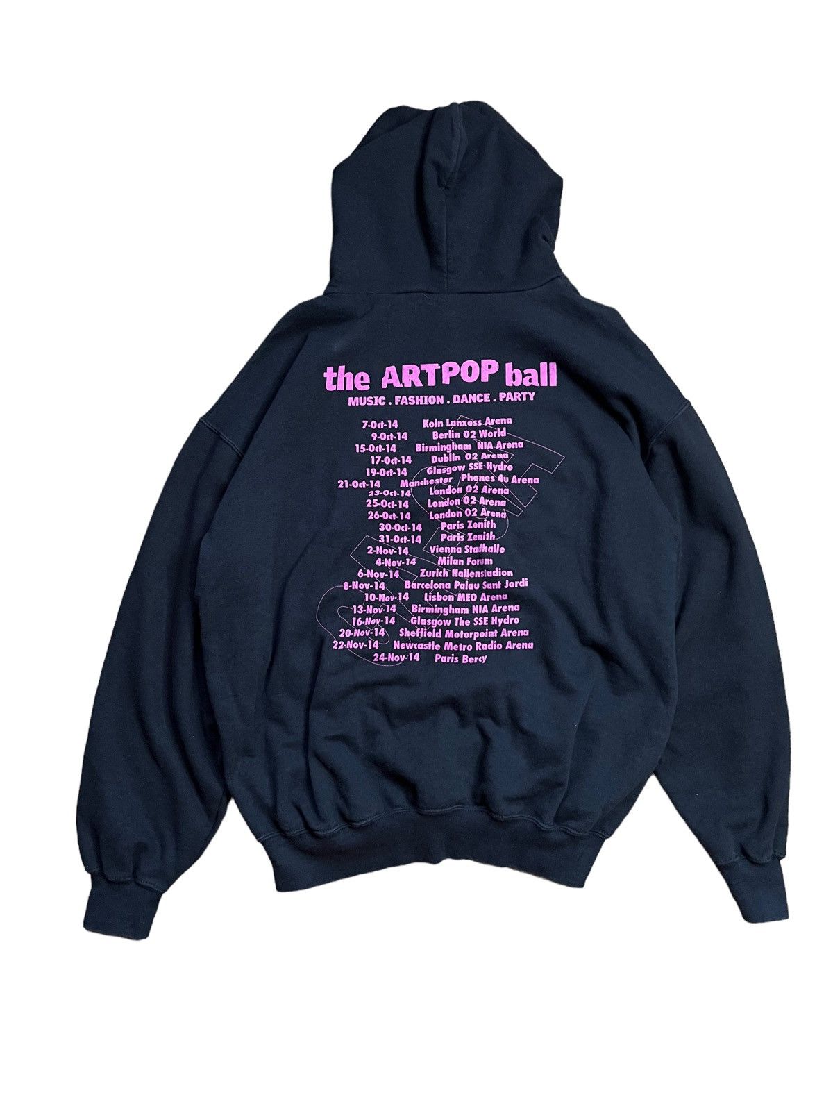 Band Tees Lady Gaga artRAVE the ArtPop Ball Tour 2014 Hoodie Size US L / EU 52-54 / 3 - 6 Thumbnail
