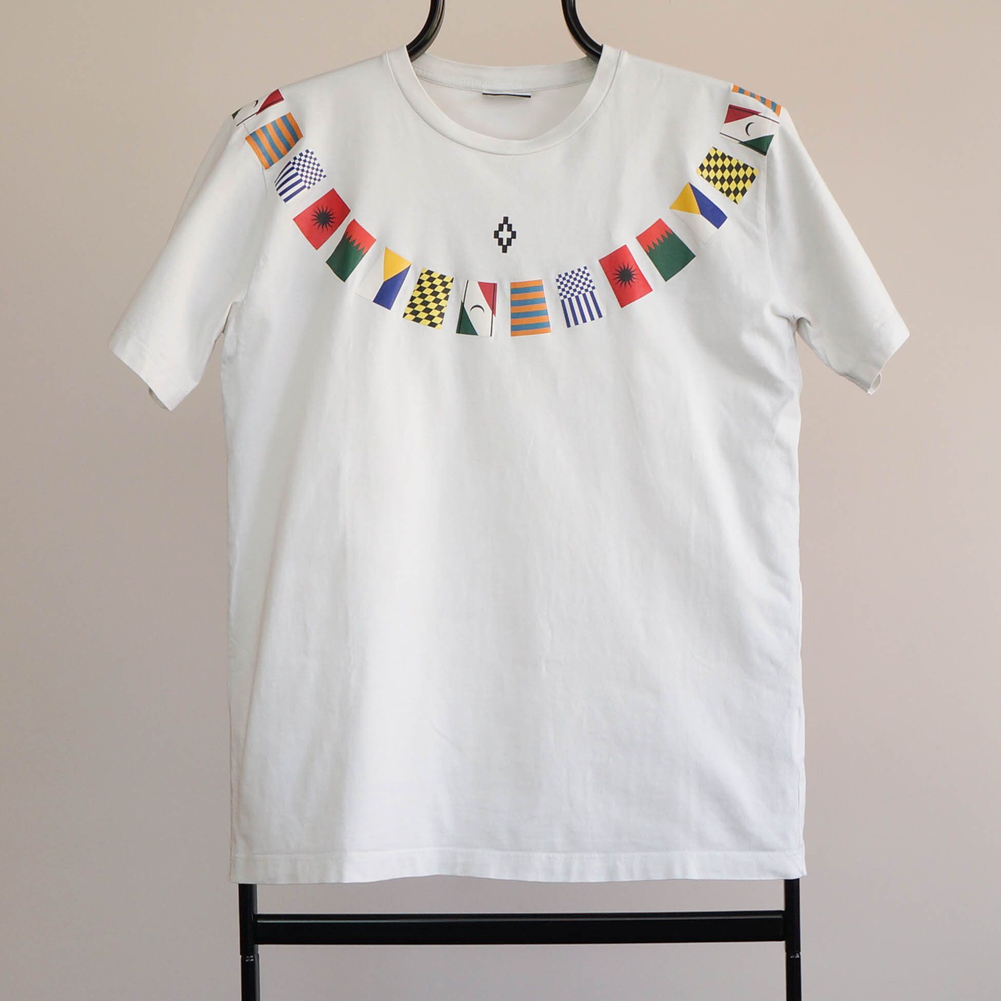 Marcelo Burlon Marcelo Burlon T Shirt Flags White Size US M / EU 48-50 / 2 - 3 Thumbnail