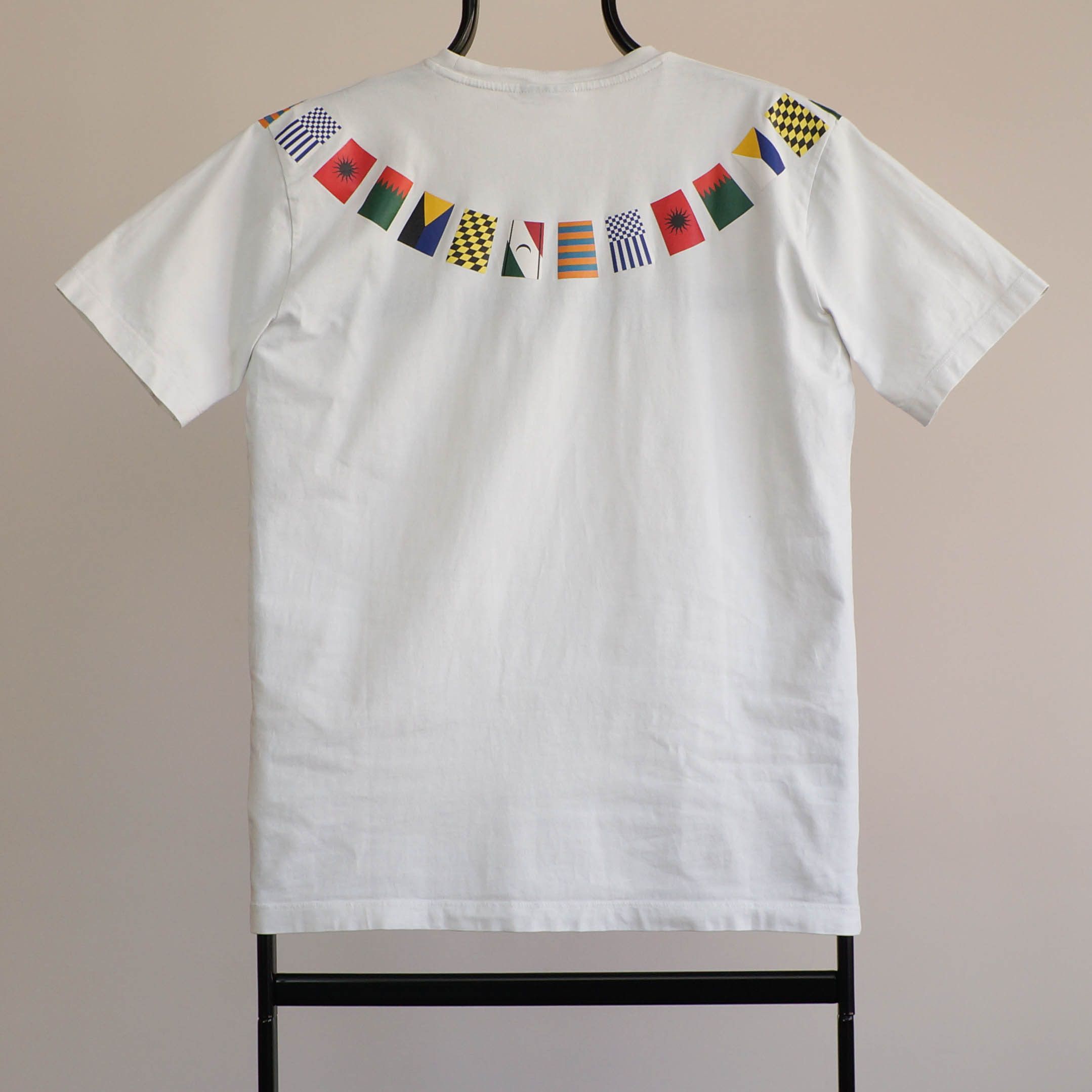 Marcelo Burlon Marcelo Burlon T Shirt Flags White Size US M / EU 48-50 / 2 - 10 Thumbnail