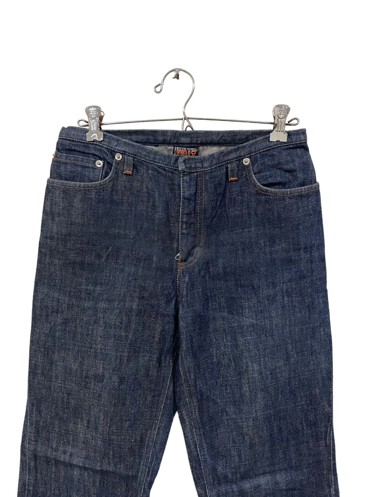 Walter Van Beirendonck Rare🔥W&LT 90s Designer No Belt Loop Styles Distressed Jeans Size US 28 / EU 44 - 11 Thumbnail
