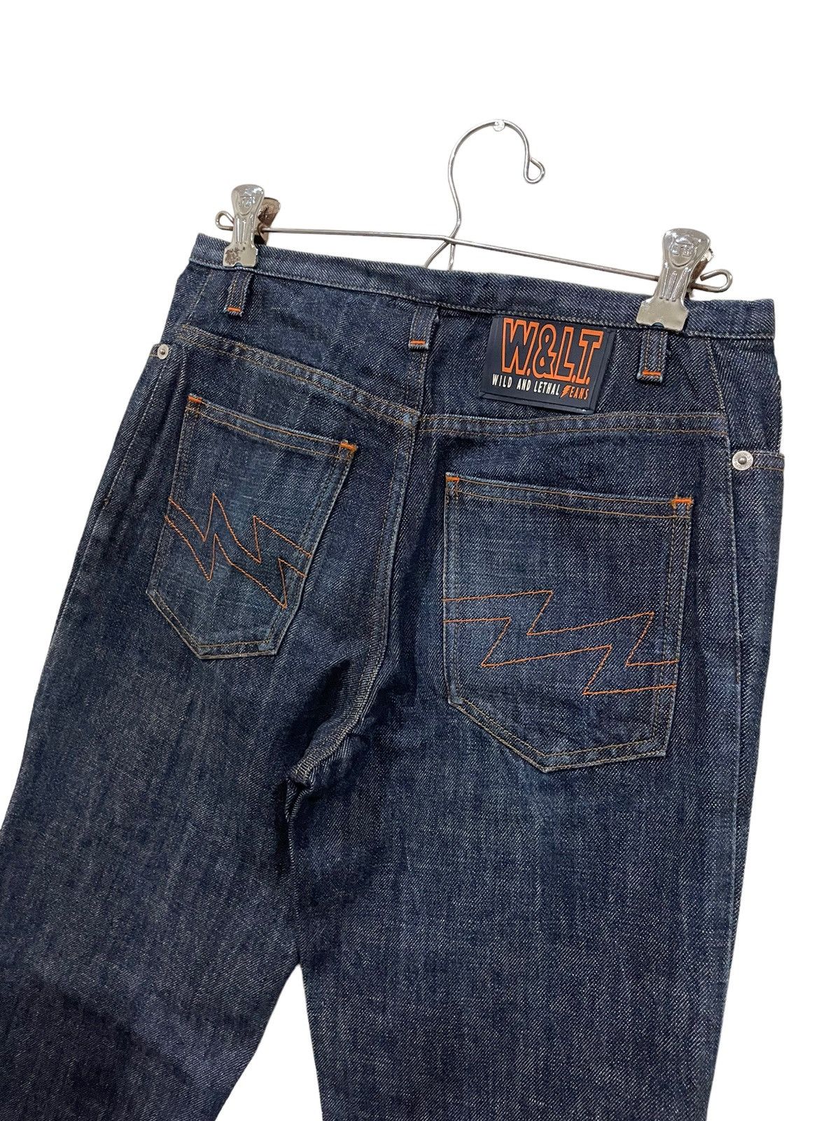 Walter Van Beirendonck Rare🔥W&LT 90s Designer No Belt Loop Styles Distressed Jeans Size US 28 / EU 44 - 8 Thumbnail