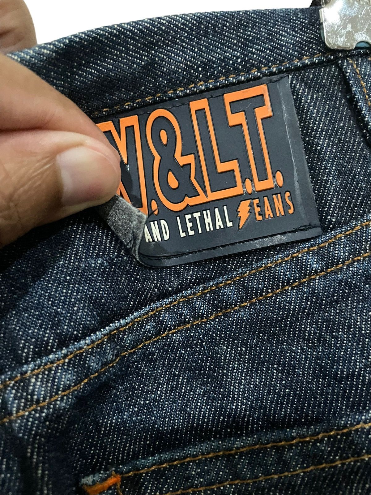 Walter Van Beirendonck Rare🔥W&LT 90s Designer No Belt Loop Styles Distressed Jeans Size US 28 / EU 44 - 17 Thumbnail