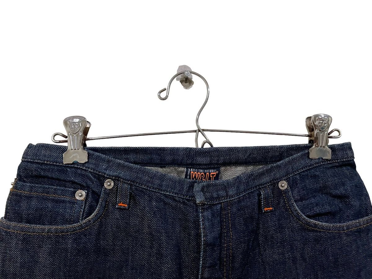 Walter Van Beirendonck Rare🔥W&LT 90s Designer No Belt Loop Styles Distressed Jeans Size US 28 / EU 44 - 13 Thumbnail