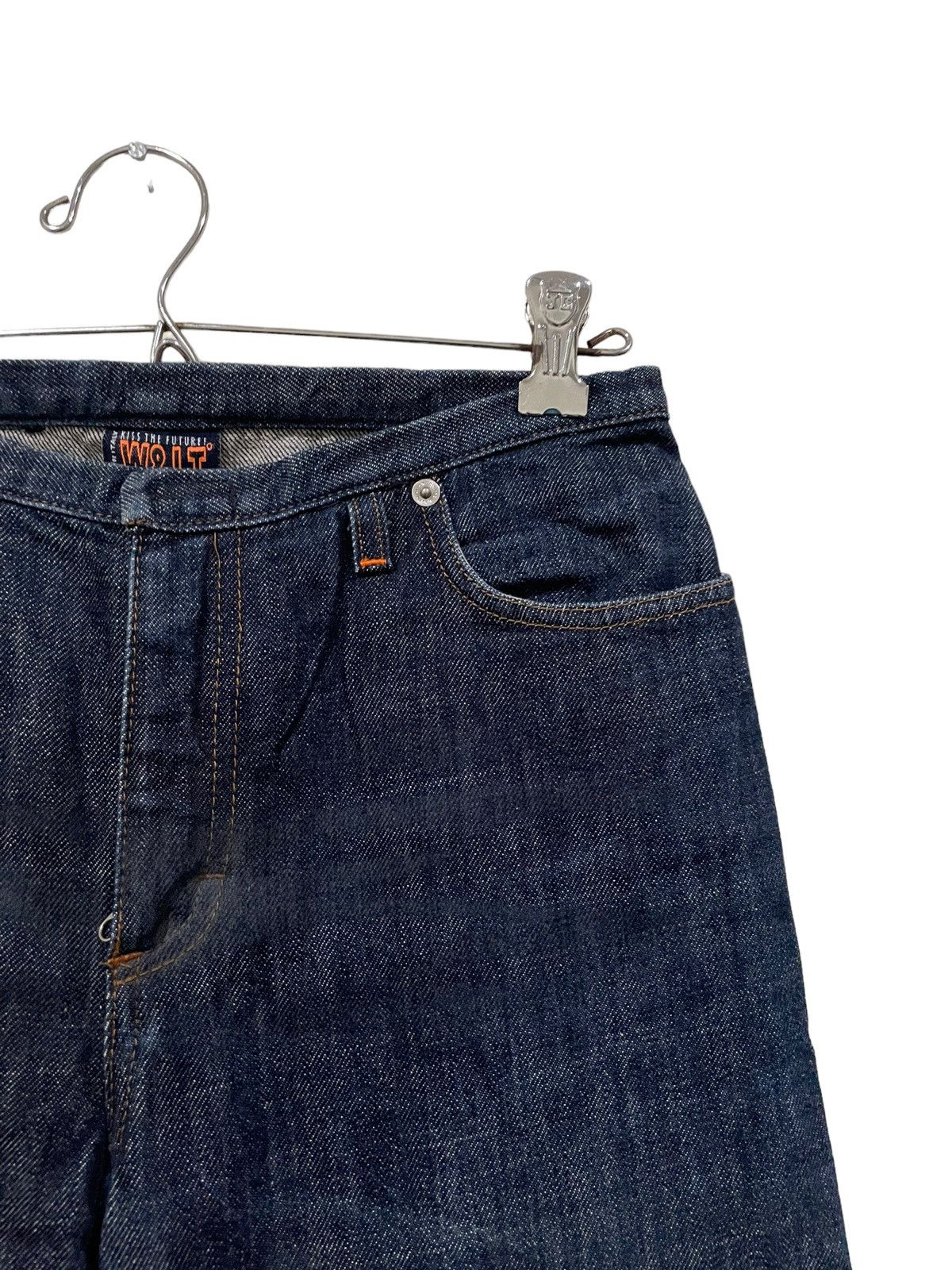 Walter Van Beirendonck Rare🔥W&LT 90s Designer No Belt Loop Styles Distressed Jeans Size US 28 / EU 44 - 10 Thumbnail