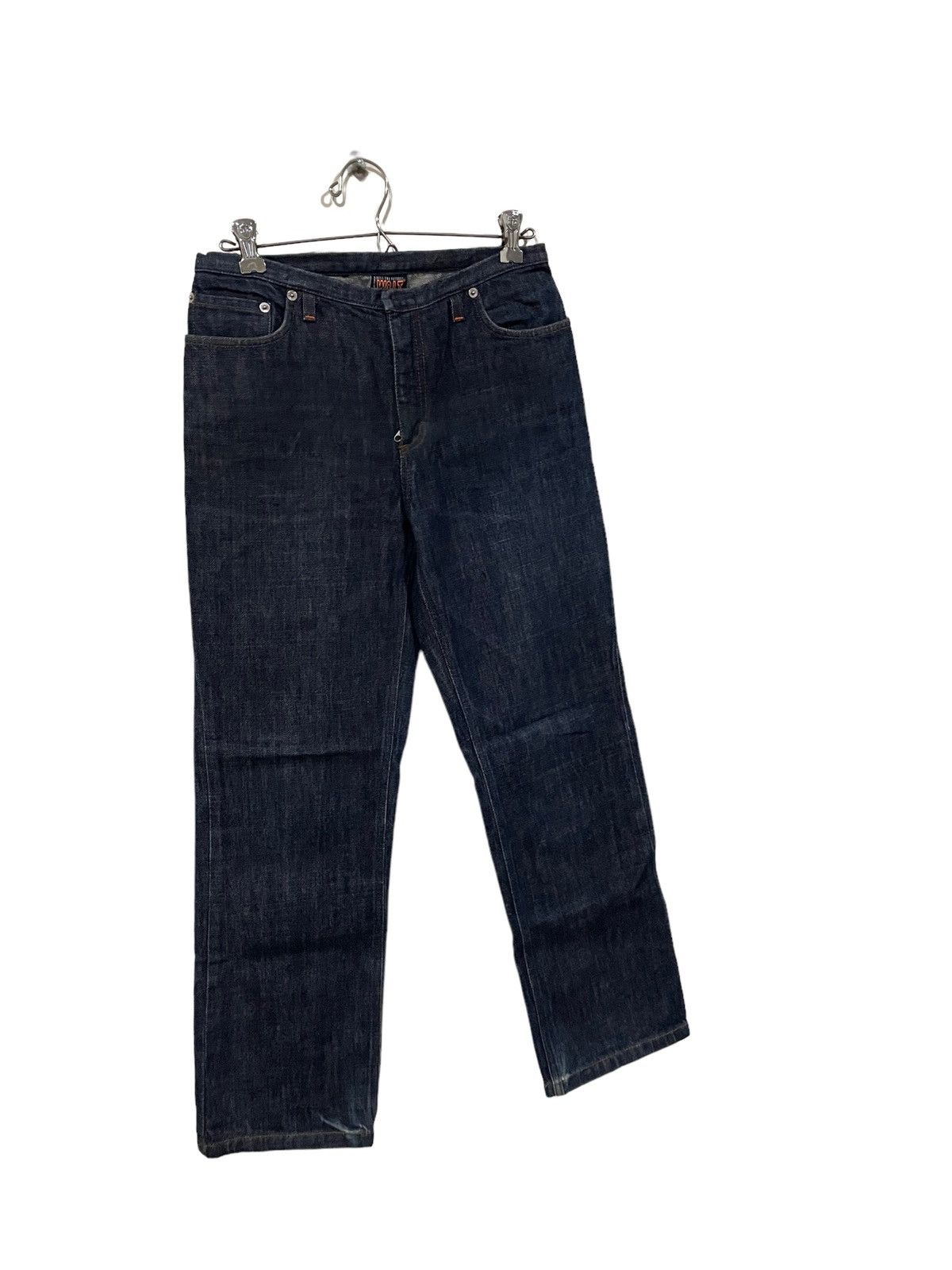 Walter Van Beirendonck Rare🔥W&LT 90s Designer No Belt Loop Styles Distressed Jeans Size US 28 / EU 44 - 7 Thumbnail