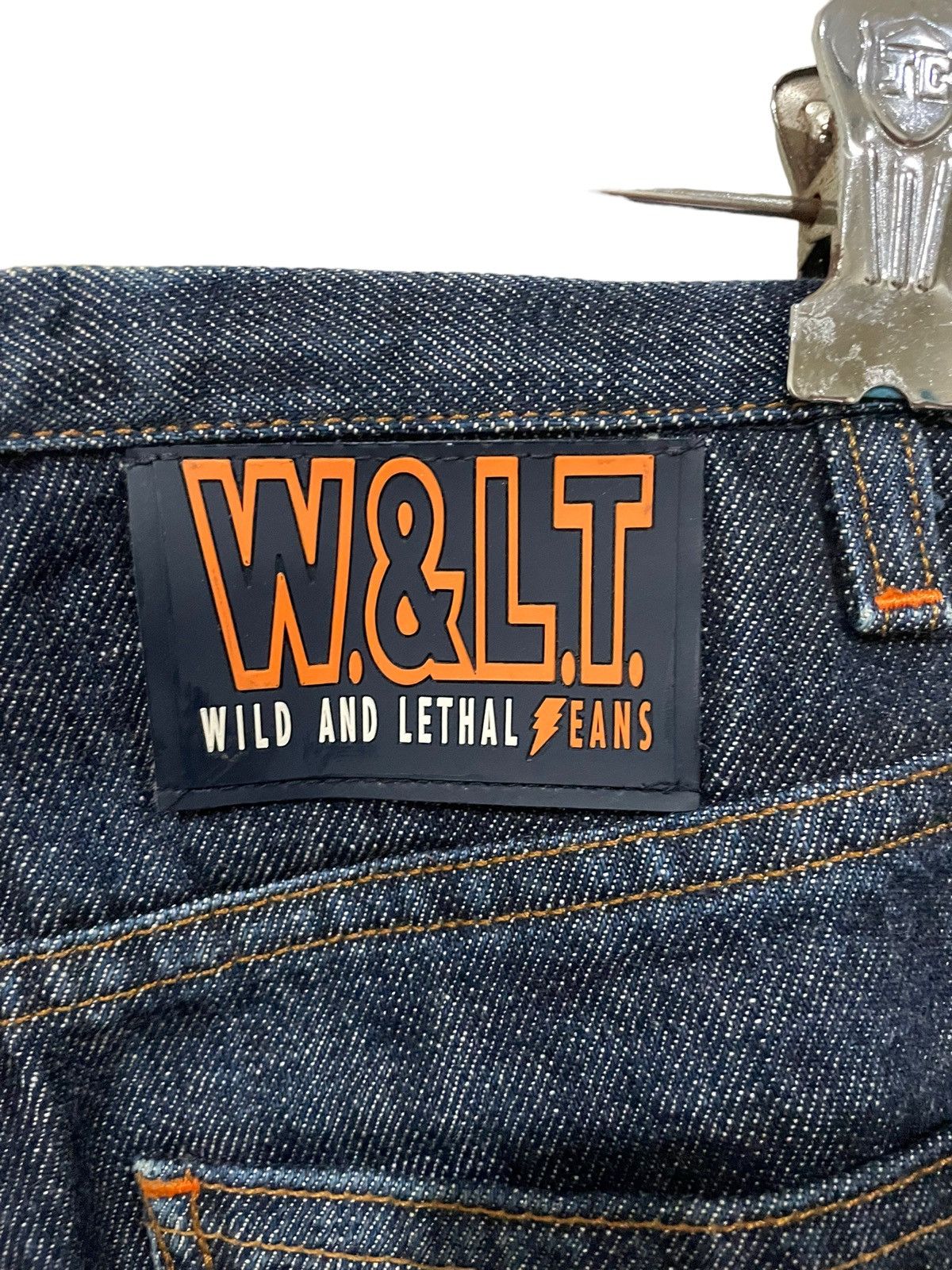 Walter Van Beirendonck Rare🔥W&LT 90s Designer No Belt Loop Styles Distressed Jeans Size US 28 / EU 44 - 16 Thumbnail