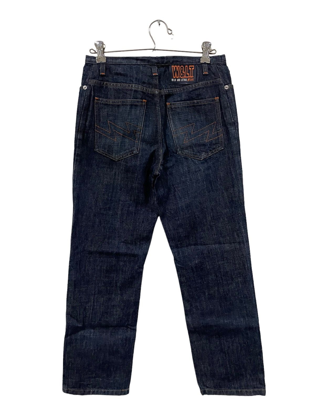 90s W&LT Denim Pants ① W&LT 1990s W&LT by WALTER VAN BEIRENDONCK DENIM PANT | Grailed