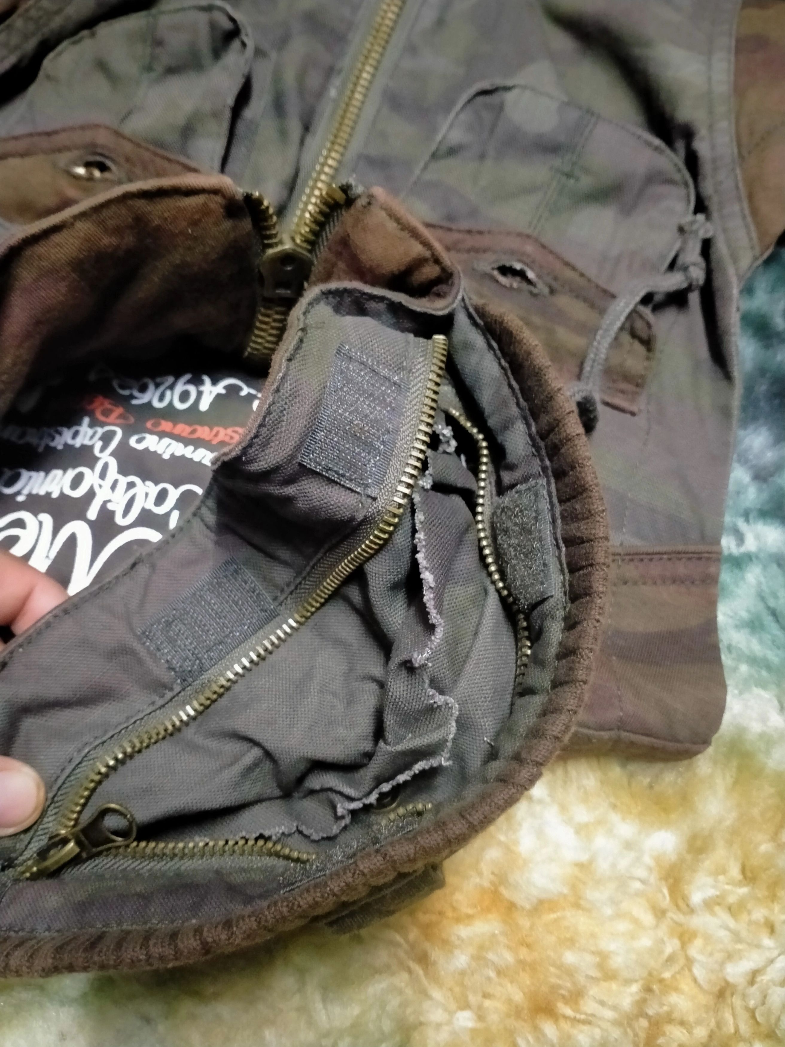 Japanese Brand Camo Tactical Vest Multipocket Military Style Size S / US 4 / IT 40 - 17 Thumbnail