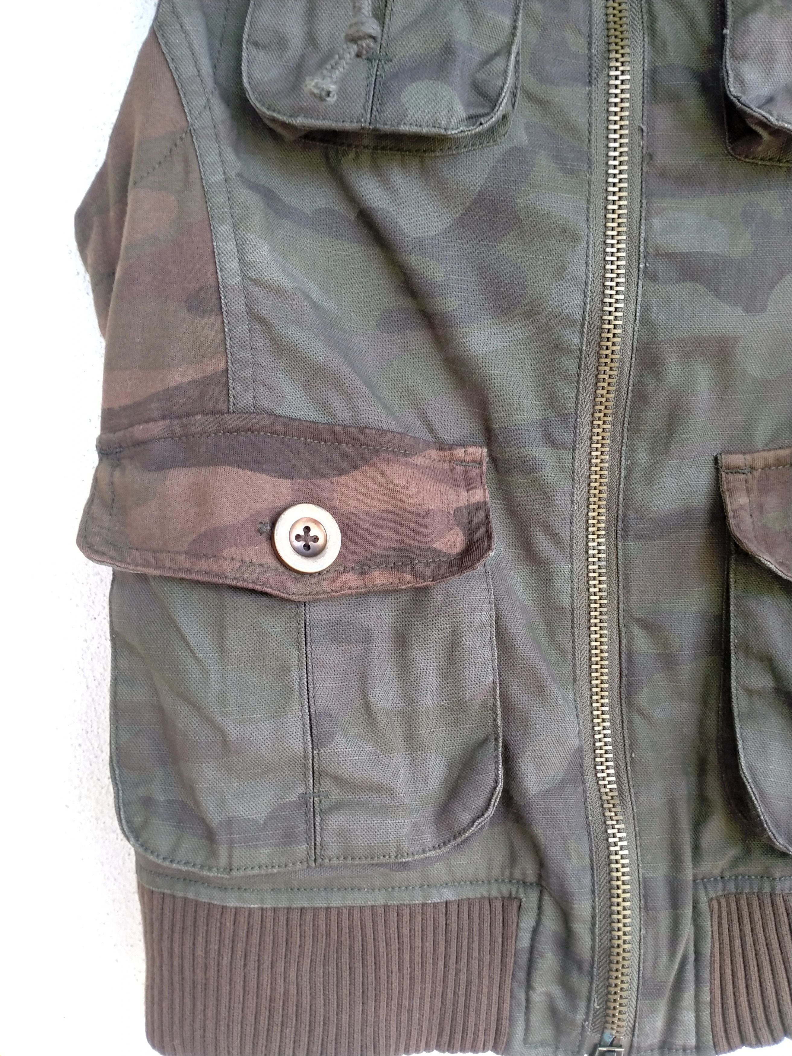 Japanese Brand Camo Tactical Vest Multipocket Military Style Size S / US 4 / IT 40 - 5 Thumbnail
