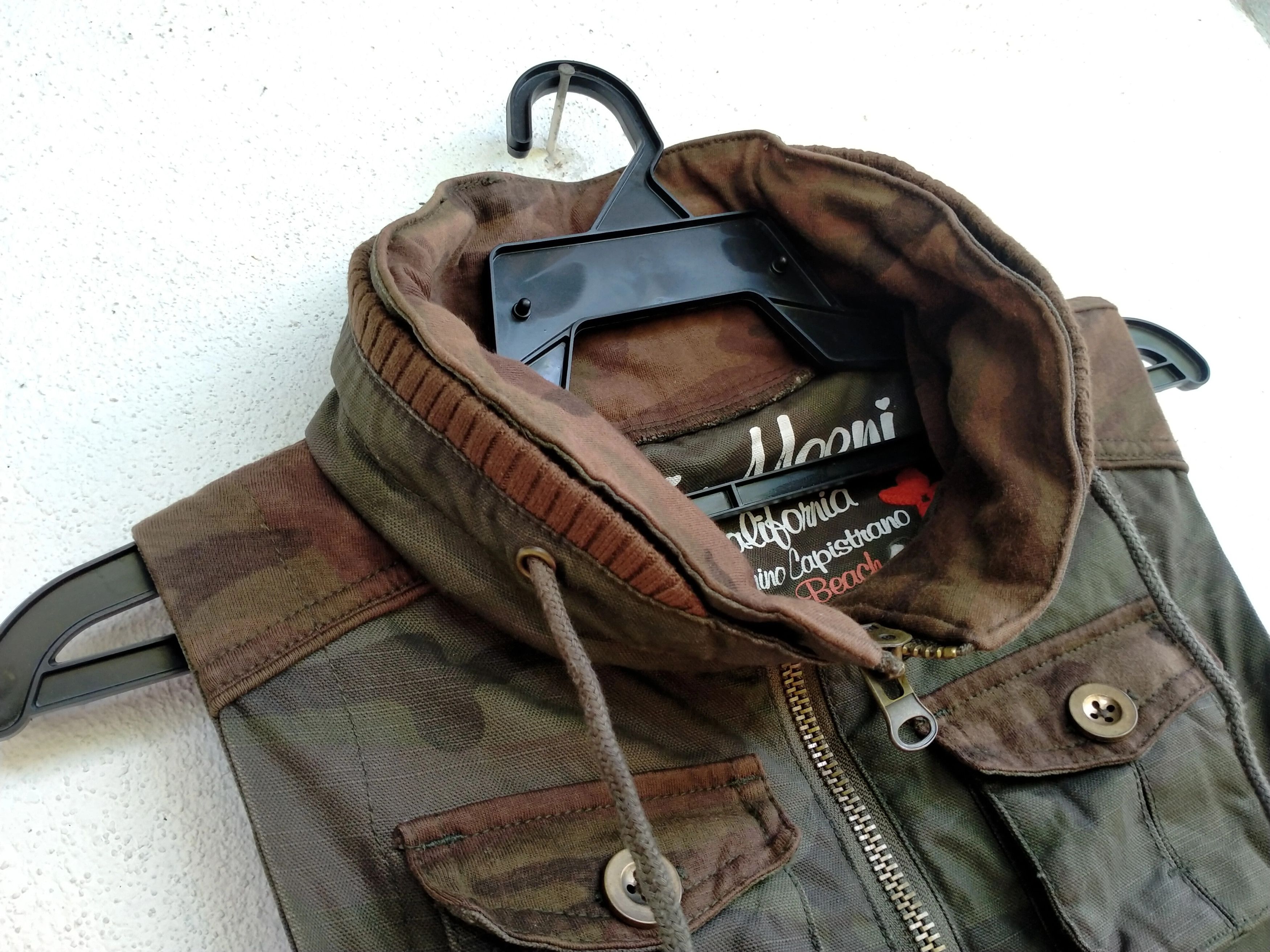 Japanese Brand Camo Tactical Vest Multipocket Military Style Size S / US 4 / IT 40 - 4 Thumbnail