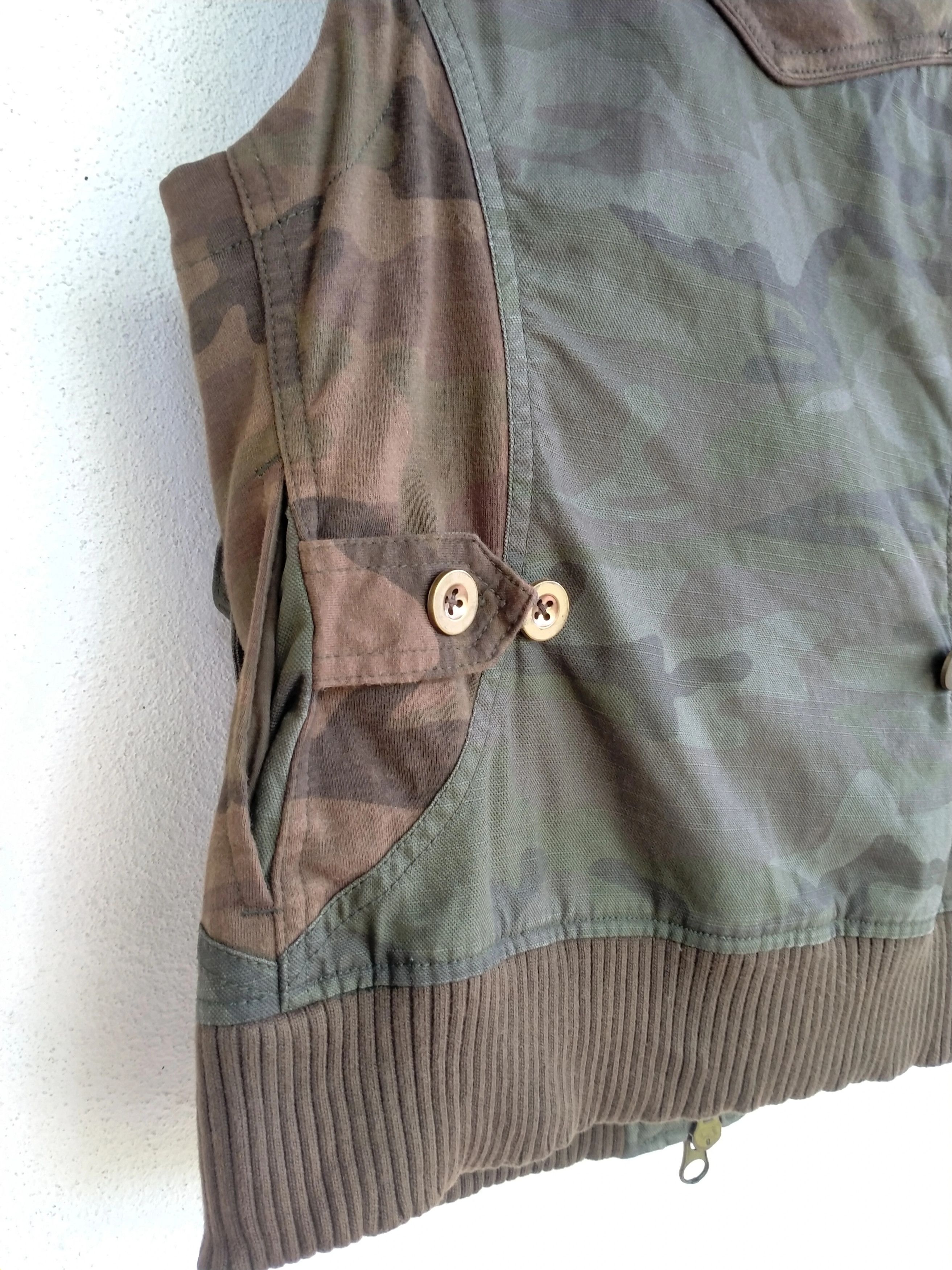 Japanese Brand Camo Tactical Vest Multipocket Military Style Size S / US 4 / IT 40 - 9 Thumbnail