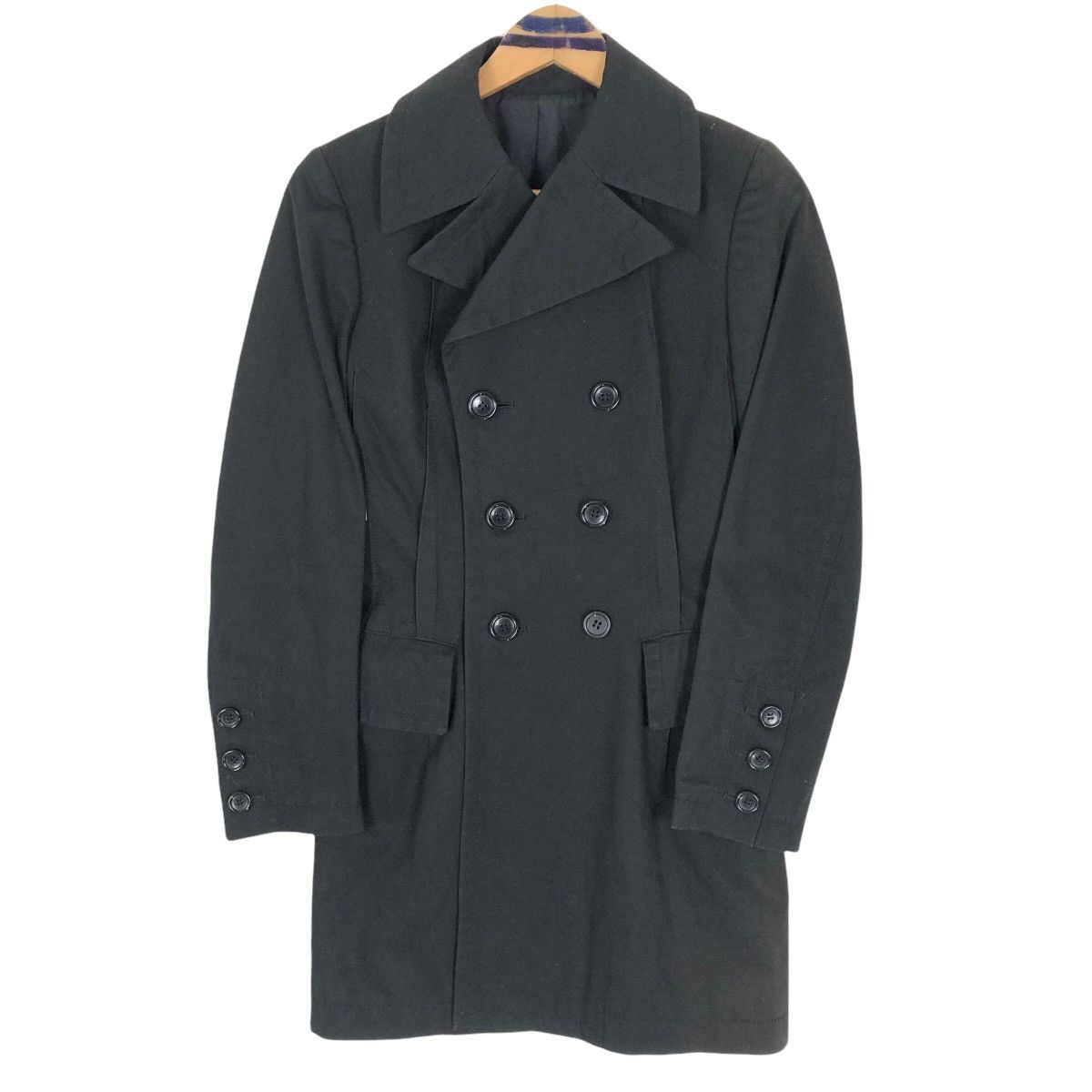 Comme des Garcons Comme Des Garcons Rei Kawakubo AD2005 Cotton Peacoat Size S / US 4 / IT 40 - 1 Thumbnail