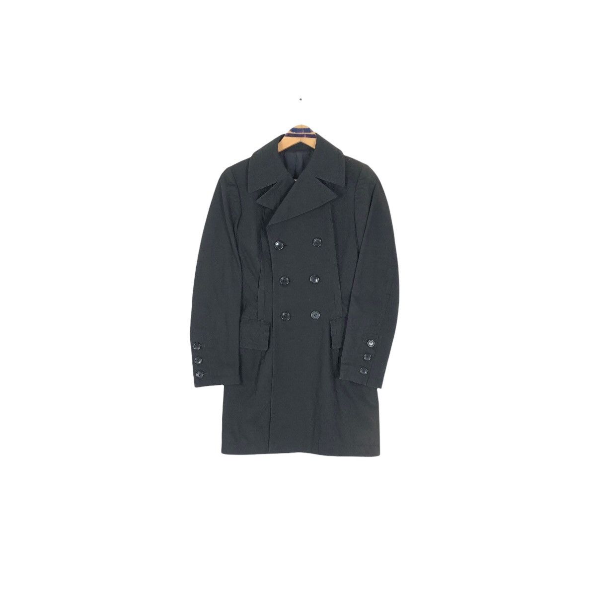 Comme des Garcons Comme Des Garcons Rei Kawakubo AD2005 Cotton Peacoat Size S / US 4 / IT 40 - 2 Thumbnail
