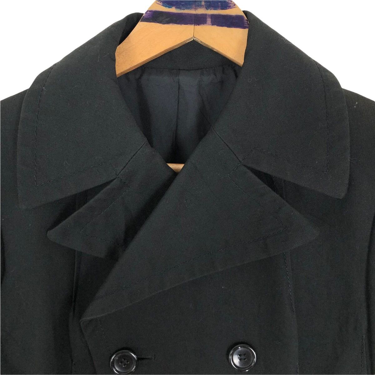 Comme des Garcons Comme Des Garcons Rei Kawakubo AD2005 Cotton Peacoat Size S / US 4 / IT 40 - 6 Thumbnail