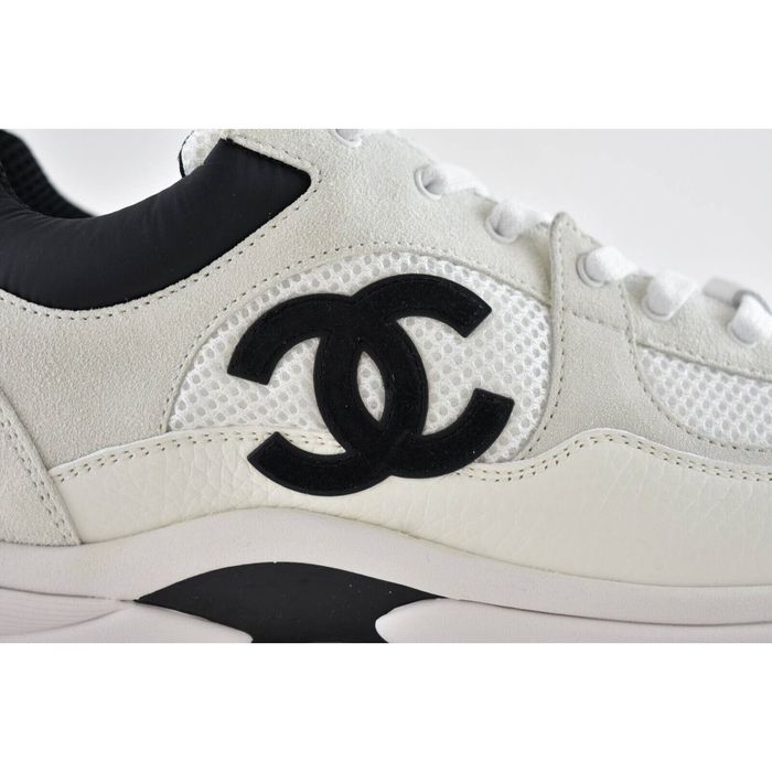 Chanel Interlocking CC Logo Sneakers - Neutrals Sneakers, Shoes - CHA954090