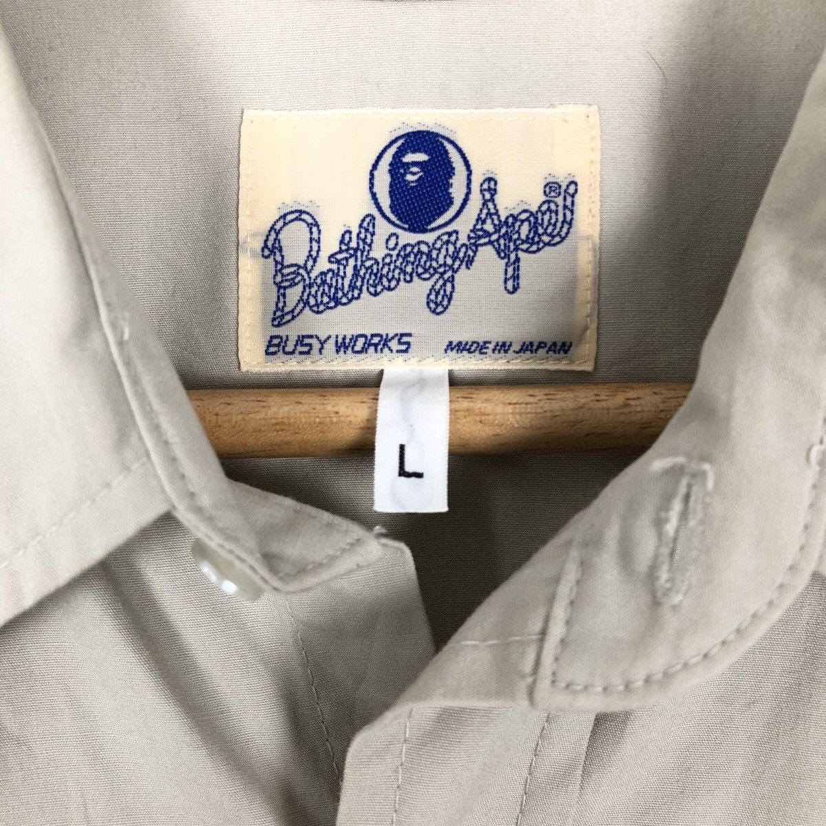 Bape Vintage Nigo A Bathing Ape Busy Works Chambray Shirt Size US L / EU 52-54 / 3 - 9 Thumbnail