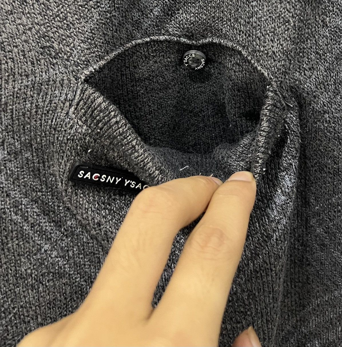 Yohji Yamamoto YOHJI YAMAMOTO SACSNY Y’SACCS SWEATSHIRT Size US L / EU 52-54 / 3 - 6 Thumbnail