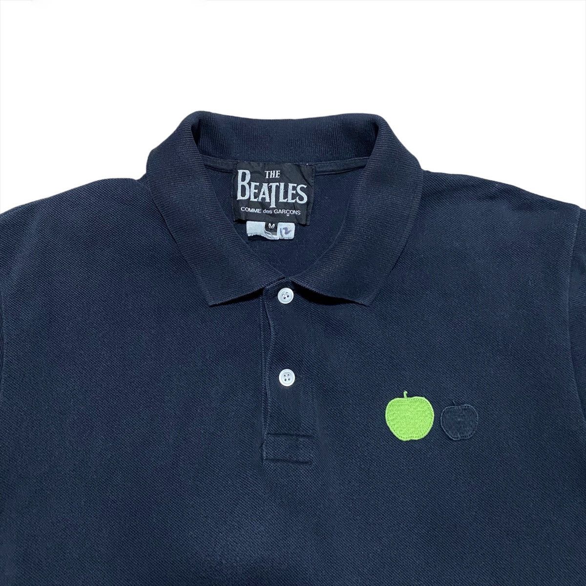 Apple × Comme des Garcons × Vintage Vintage Comme des Garcons x The Beatles Apple Polo Tshirt Size US M / EU 48-50 / 2 - 2 Thumbnail