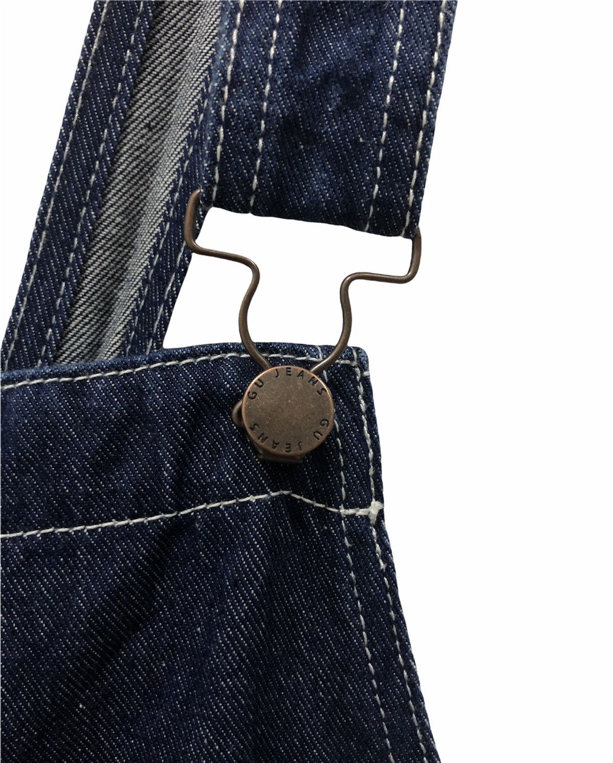 Designer × Japanese Brand GU JEANS OVERALLS Size US 27 - 3 Thumbnail