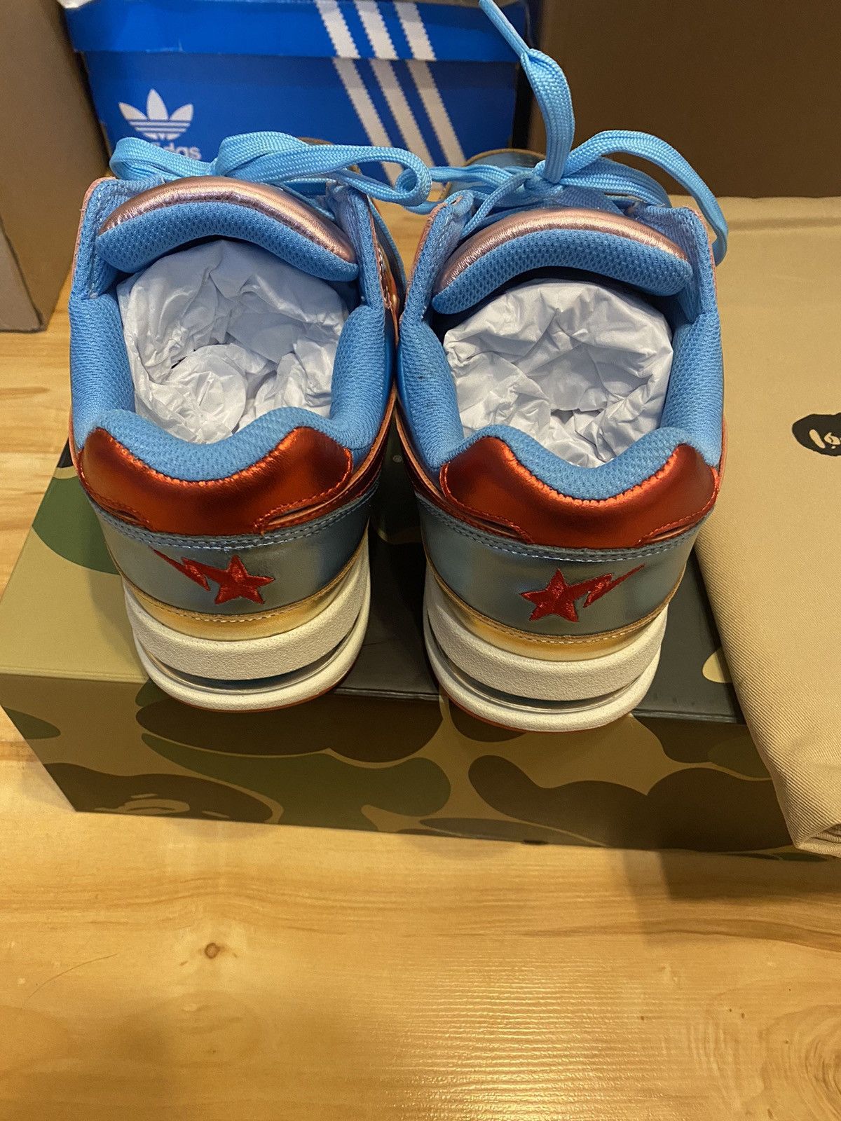 Bape A Bathing Ape Bape Road Sta Size US 9.5 / EU 42-43 - 4 Thumbnail