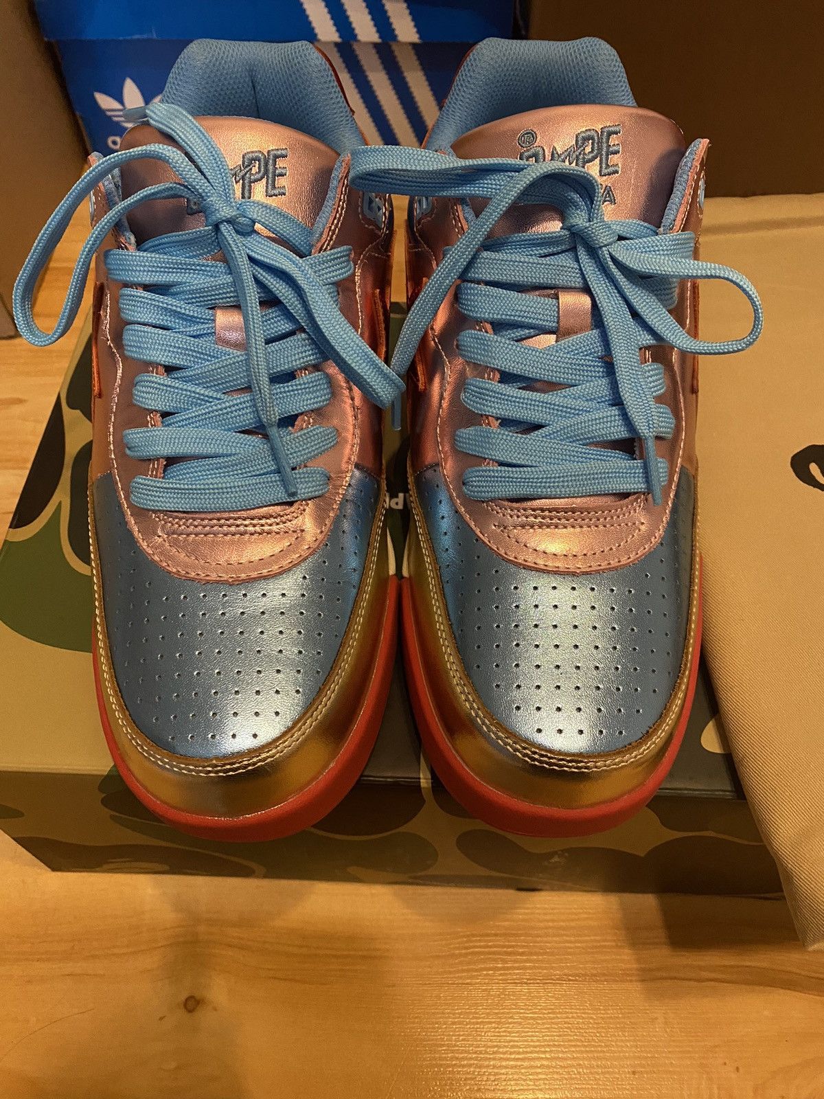 Bape A Bathing Ape Bape Road Sta Size US 9.5 / EU 42-43 - 3 Thumbnail